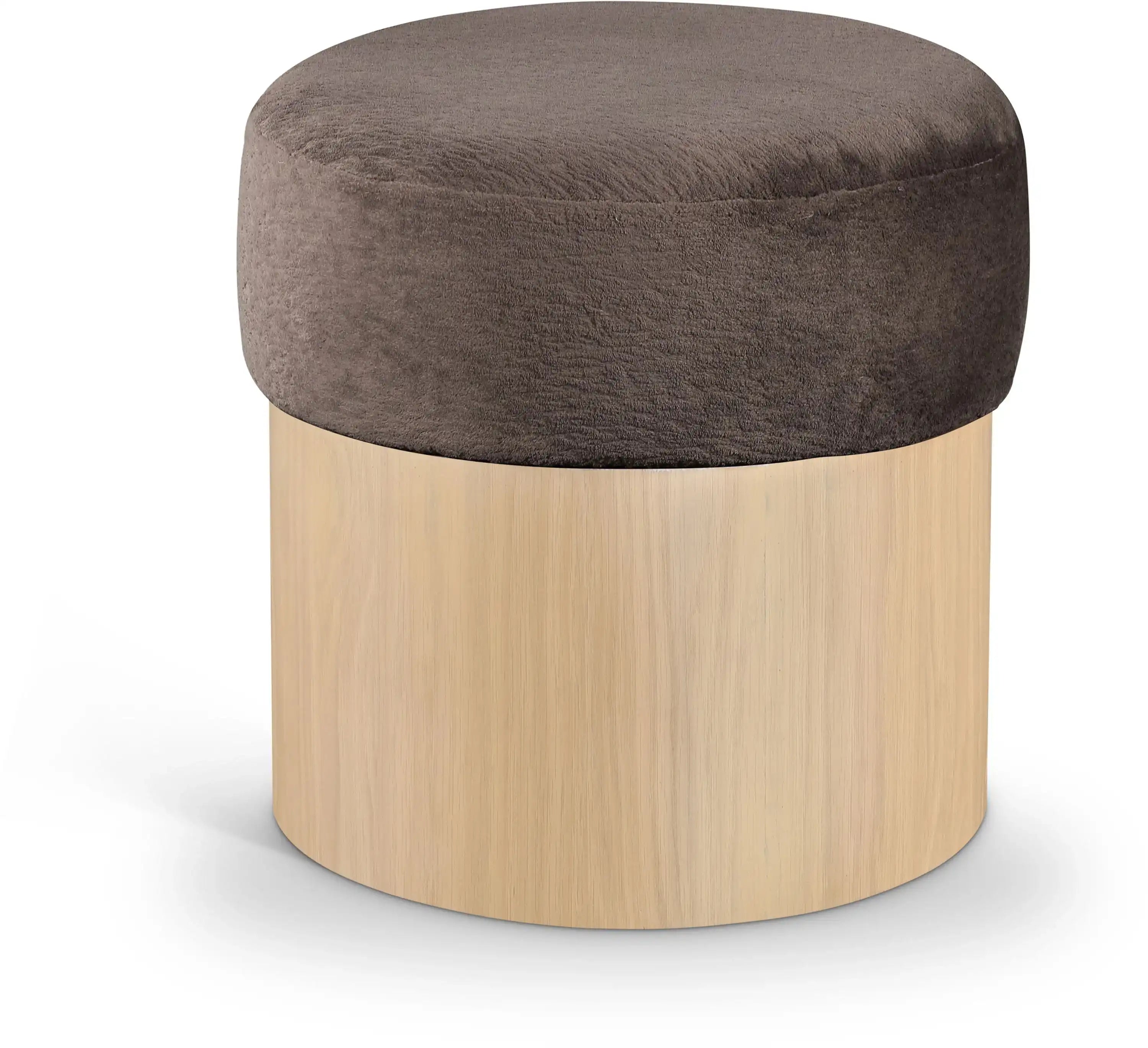 Nimes - Ottoman / Stool With Natural Base - Best Buy Furniture