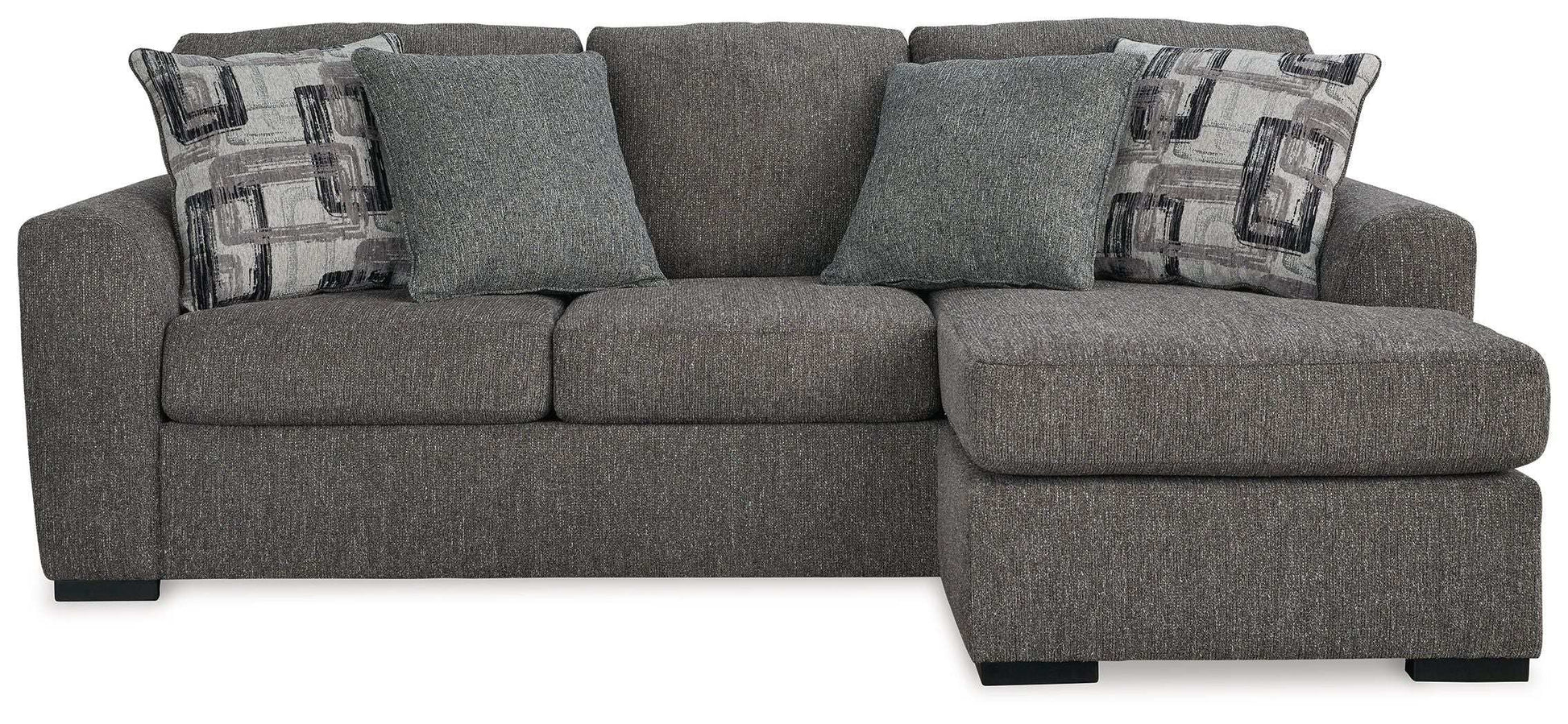 Gardiner - Sofa Chaise - Pewter - Best Buy Furniture