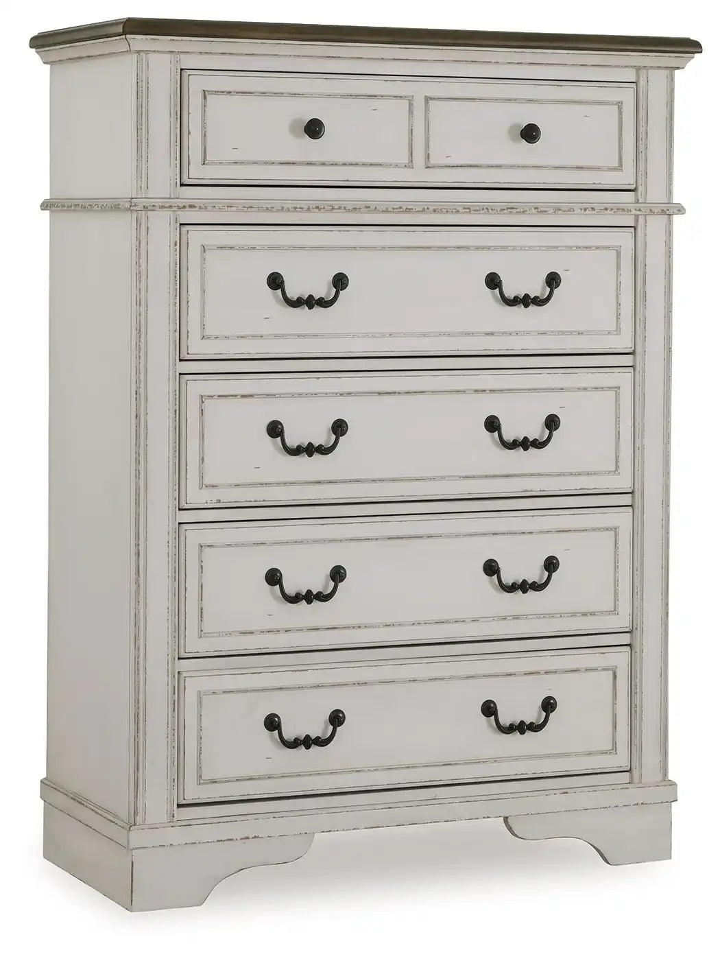Blendon - Five Drawer Chest - Two-tone - Best Buy Furniture