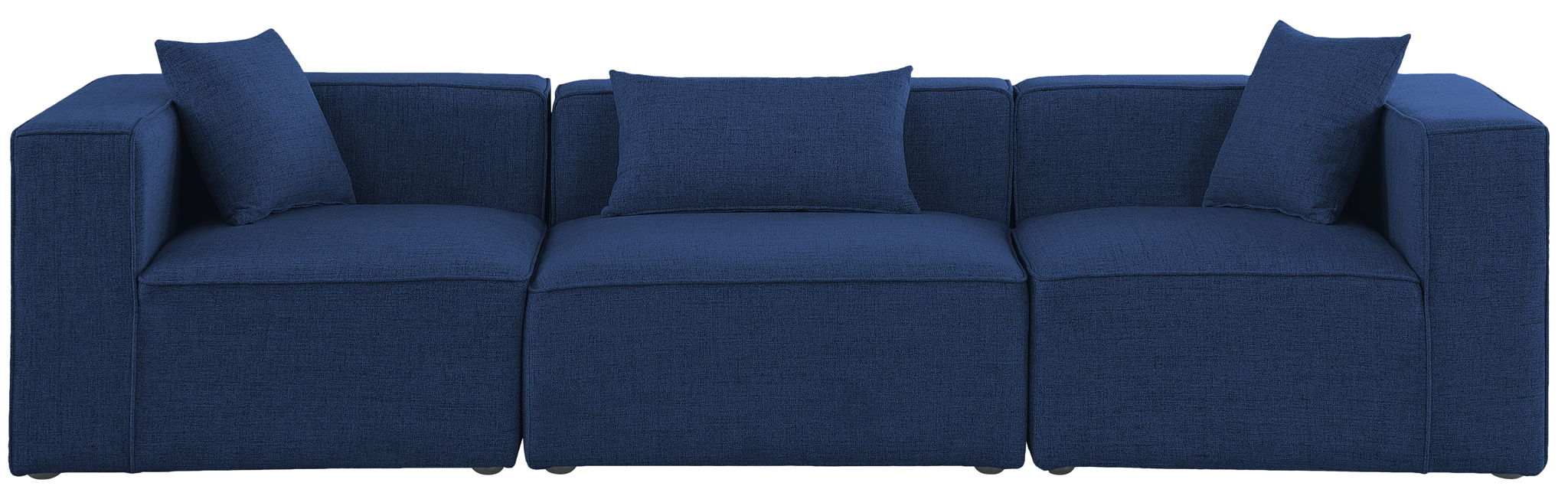 Cube - Linen Modular 3 Seat Sofa