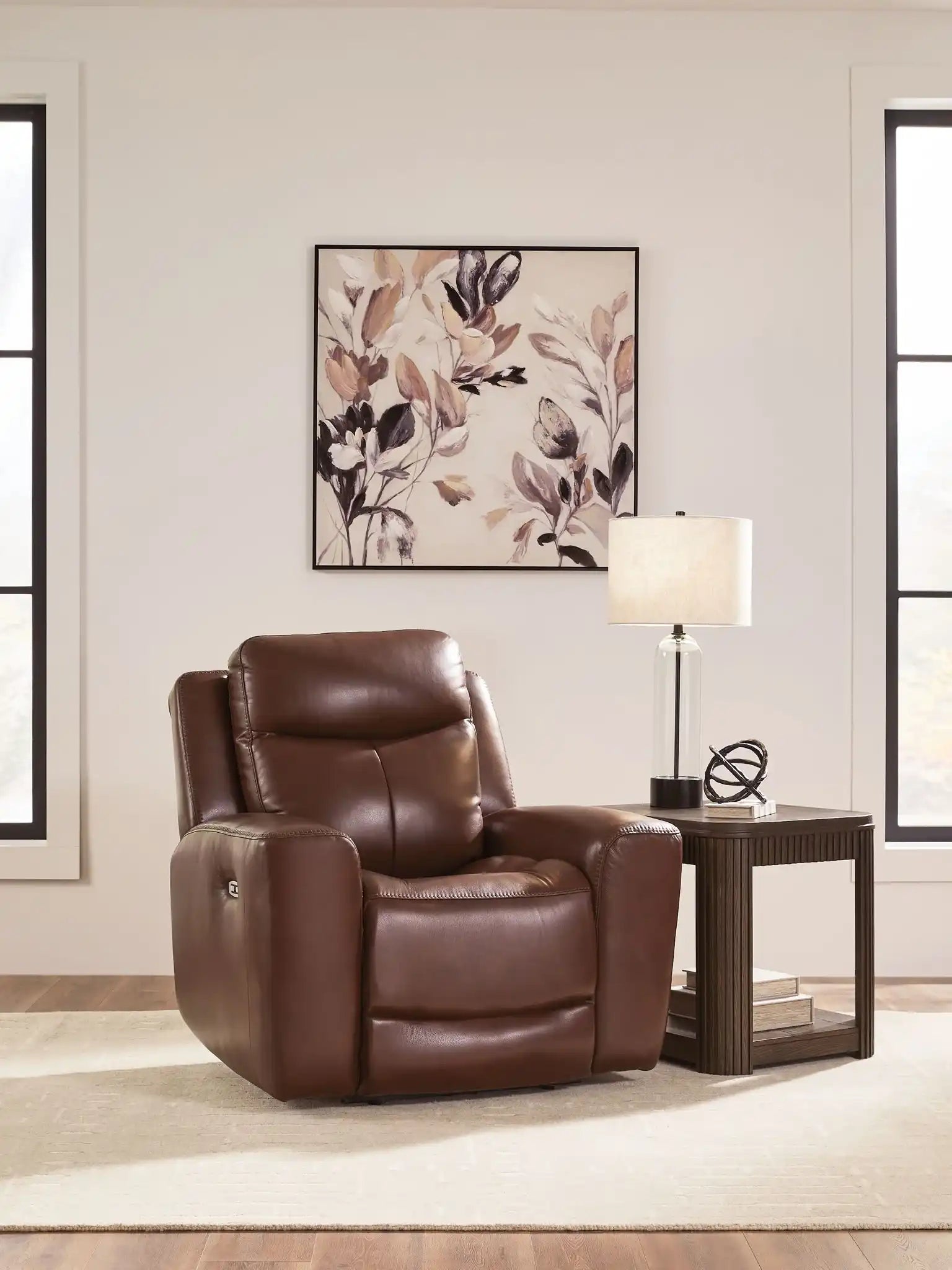 Next Move - Power Recliner With Adjustable Headrest - Best Buy Furniture