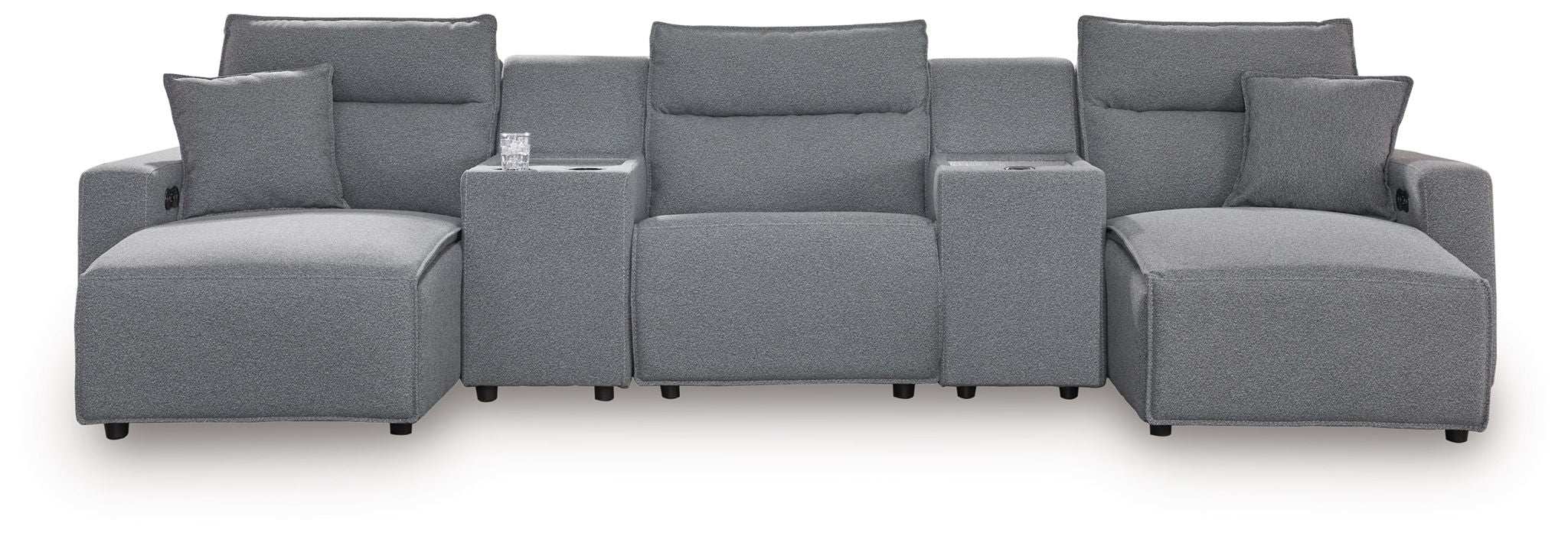 ModMax II - Salt And Pepper - Reclining Sectional - Best Buy Furniture