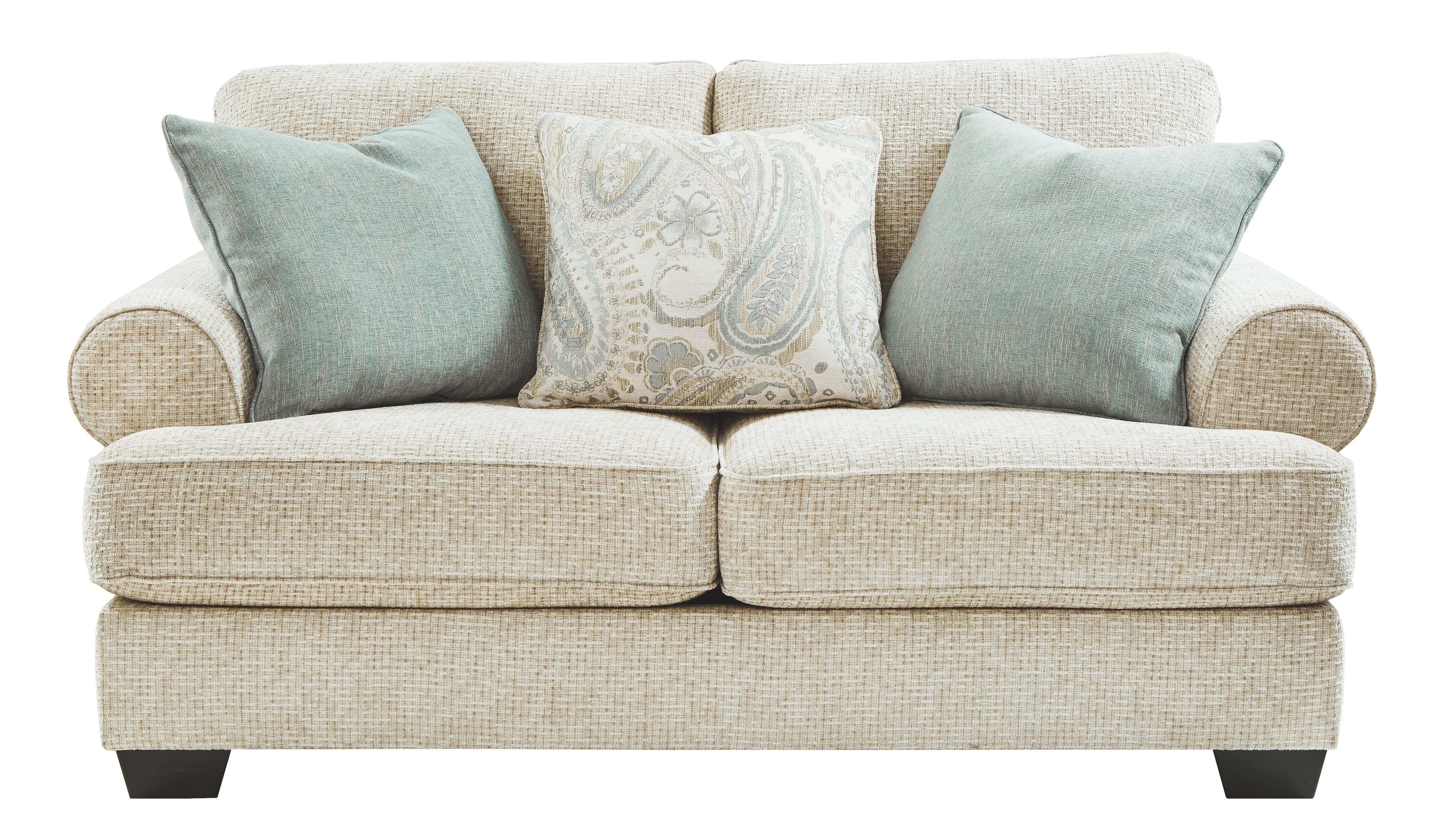 Monaghan - Loveseat - Sandstone - Best Buy Furniture