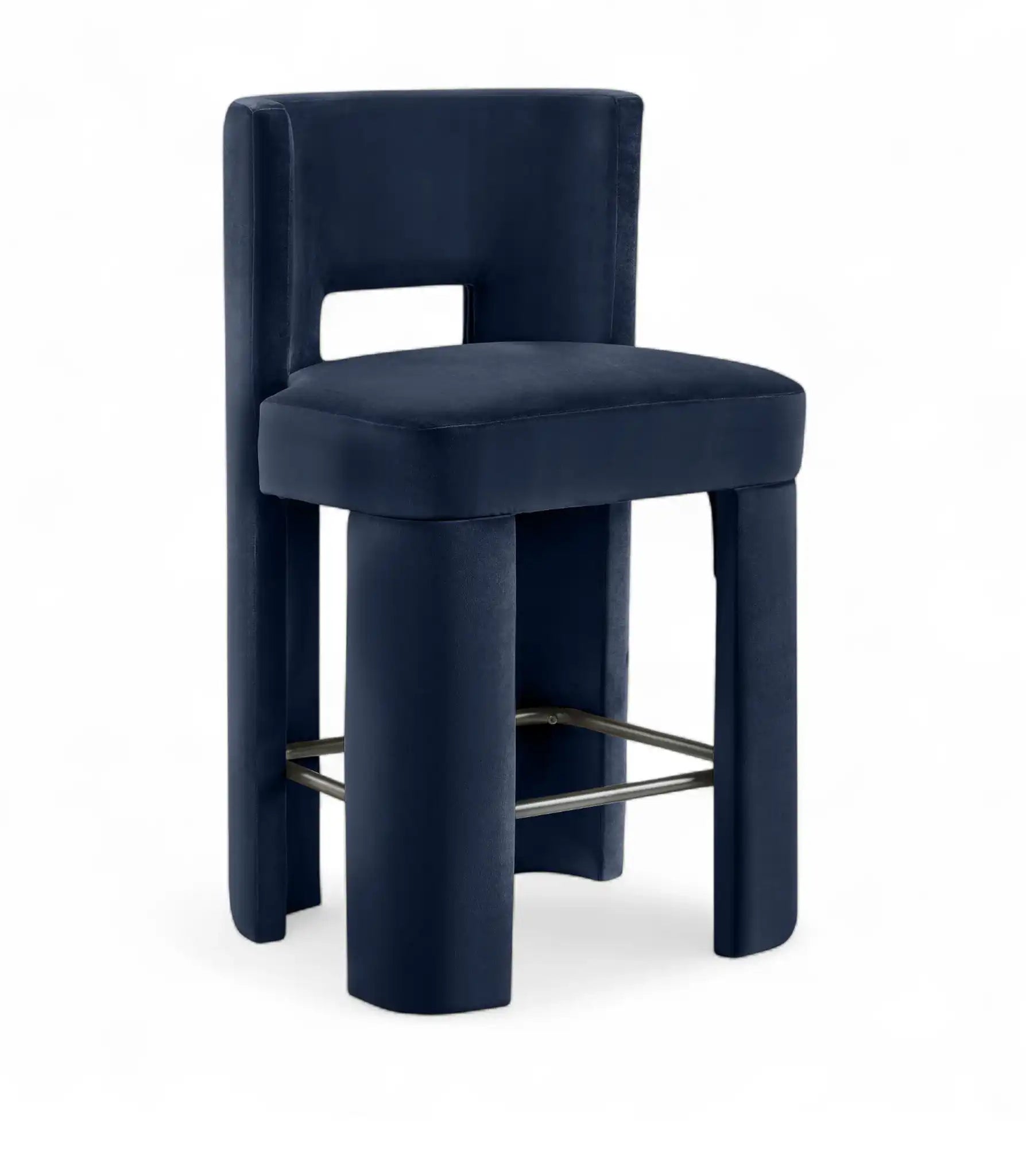 Zuno - Velvet Performance Fabric Upholstered Counter Stool (Set of 2) - Best Buy Furniture