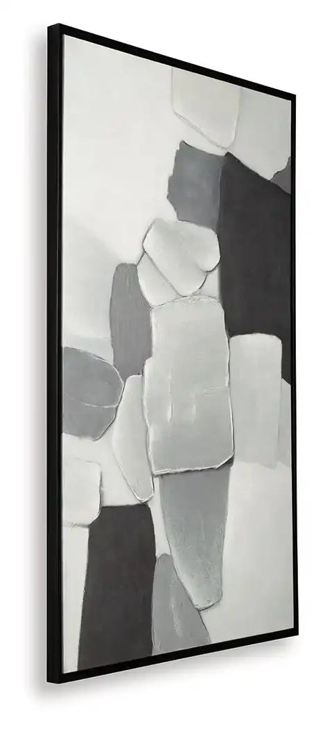 Adilson - Wall Art - White / Gray / Black - Best Buy Furniture