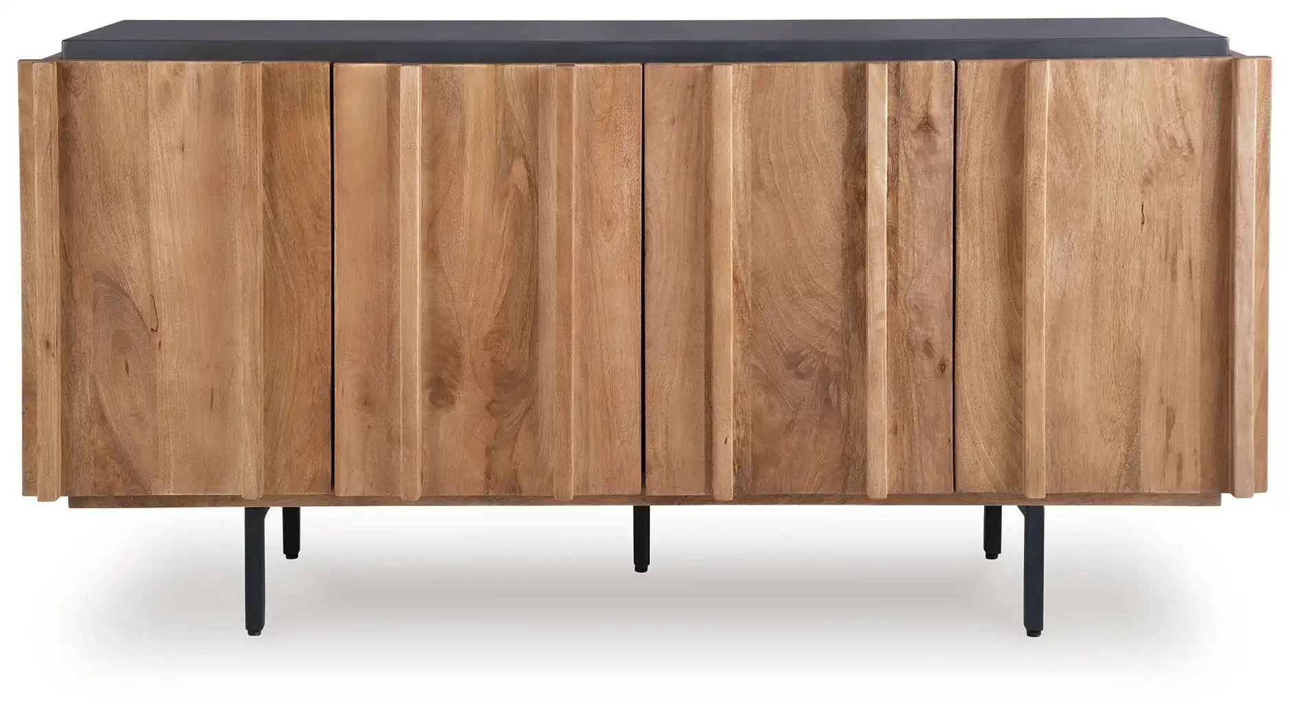 Quintavious - Accent Cabinet - Brown / Charcoal - Best Buy Furniture