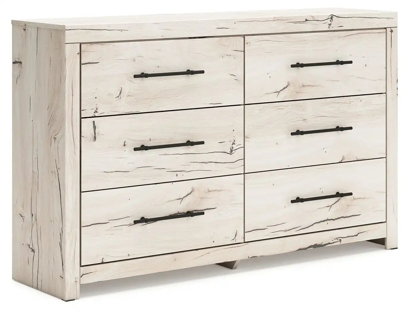 Lawroy - Six Drawer Dresser - Light Natural - Best Buy Furniture