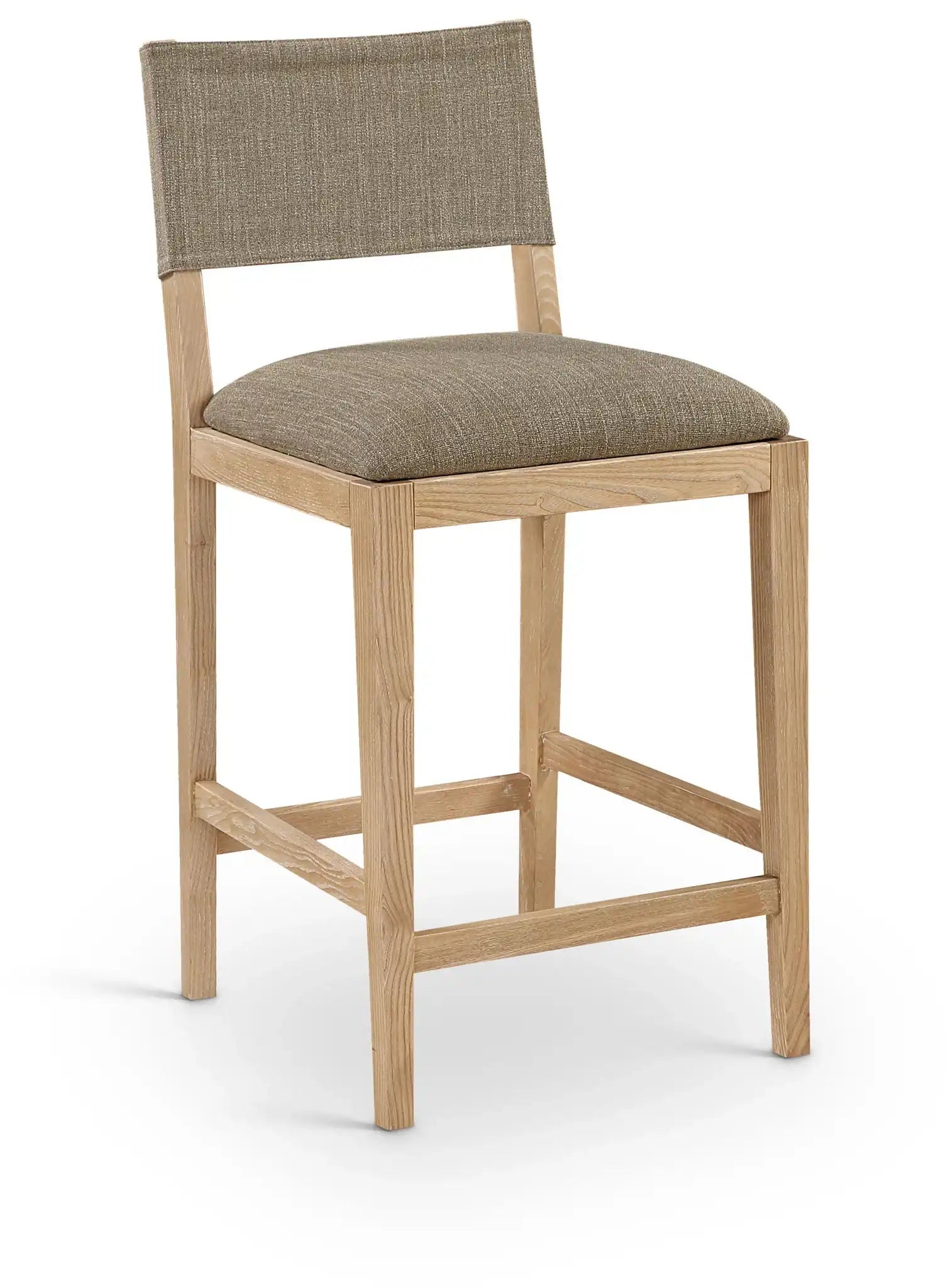 Avon - Linen Textured Performance Fabric Upholstered Counter Stool - Best Buy Furniture