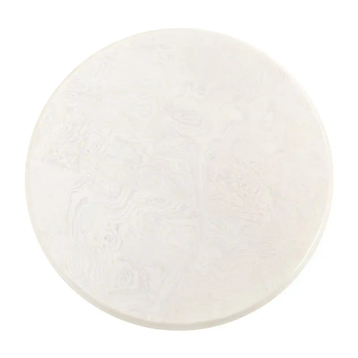 La Terrazza - 54" Round Dining Table - Creamy Pearl - Best Buy Furniture