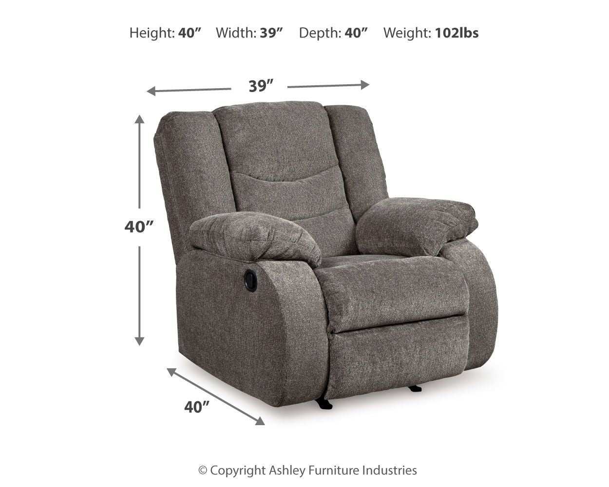 Tulen - Rocker Recliner - Best Buy Furniture