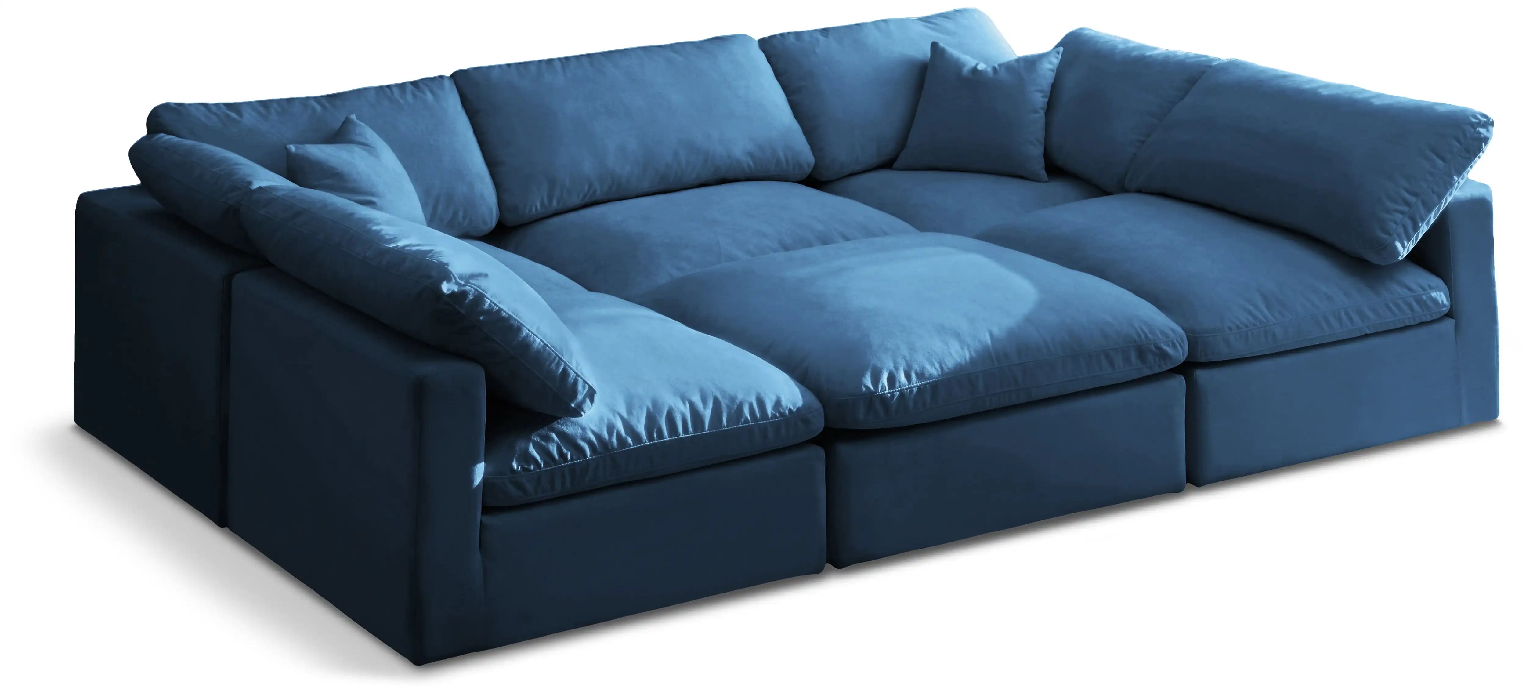 Plush - 6 Piece Modular Sectional - Best Buy Furniture
