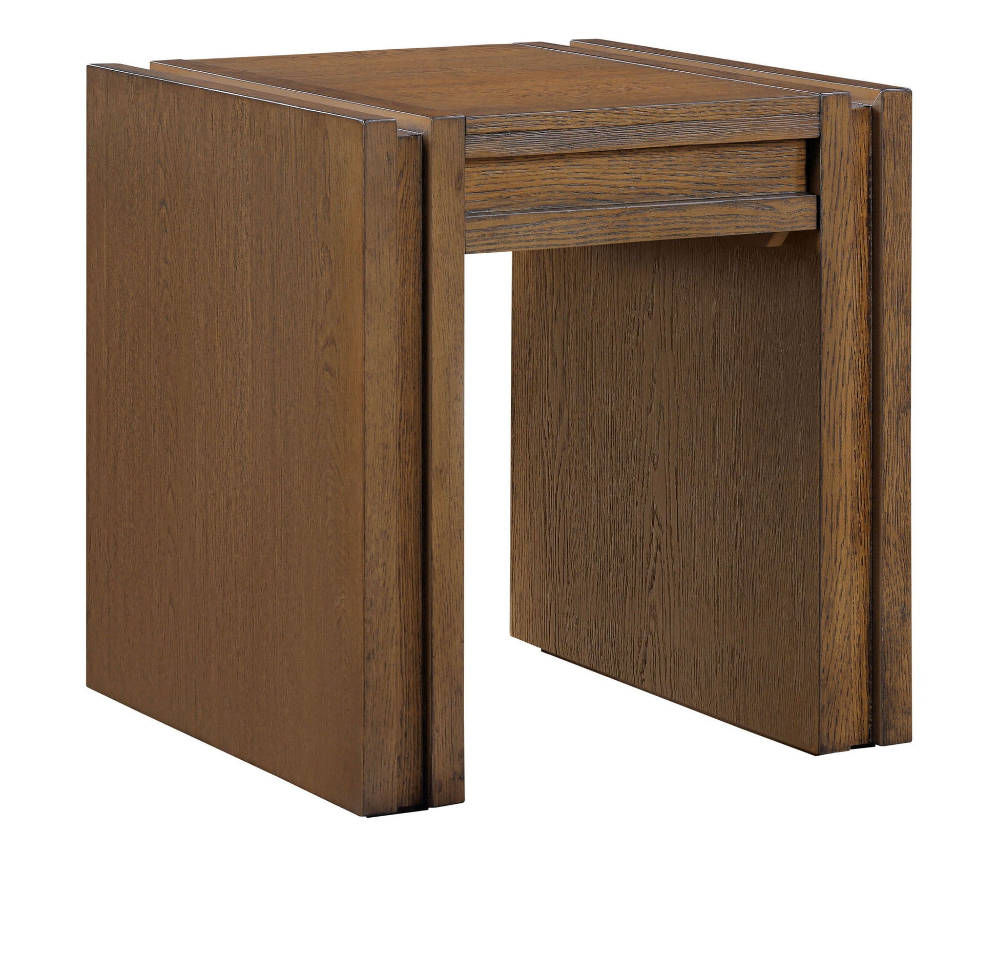 Stanton - Oak Veneer And Solid Wood Table - Best Buy Furniture