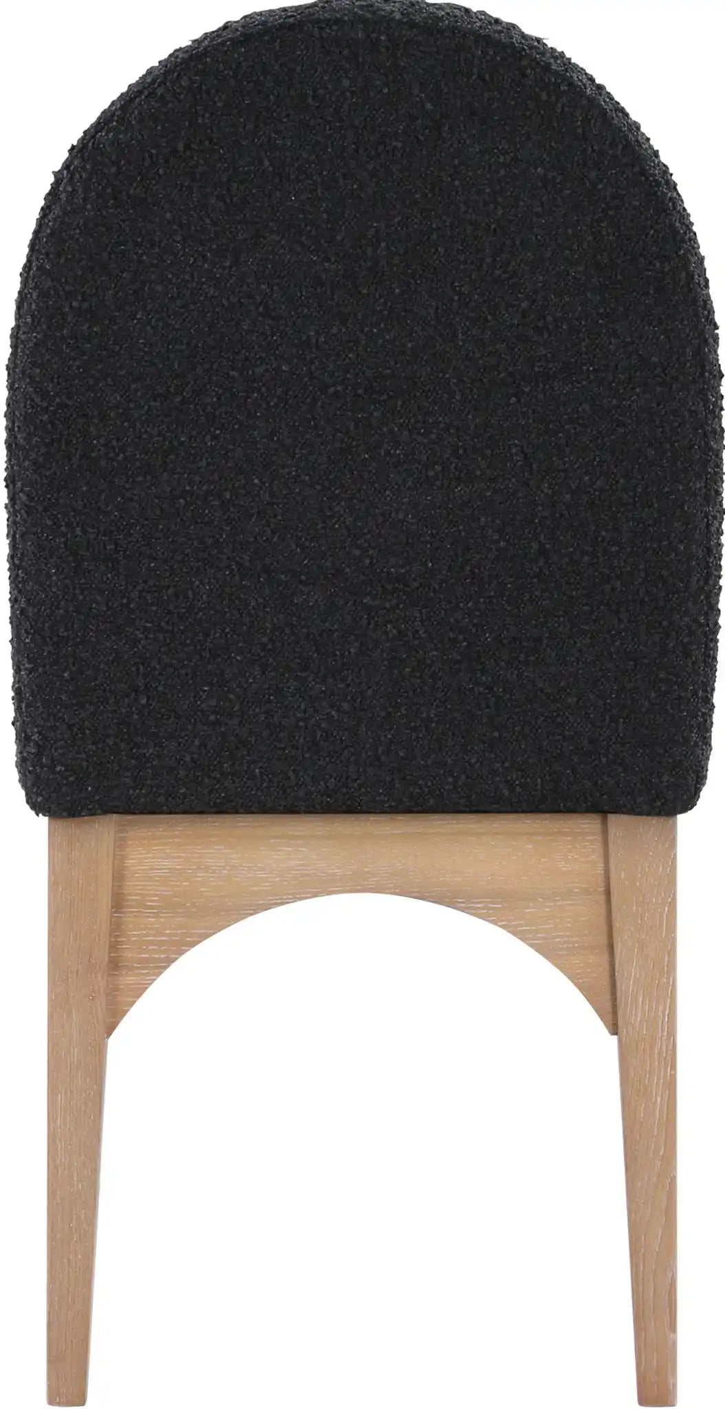 Waldorf - Boucle Dining Side Chair With Natural Legs