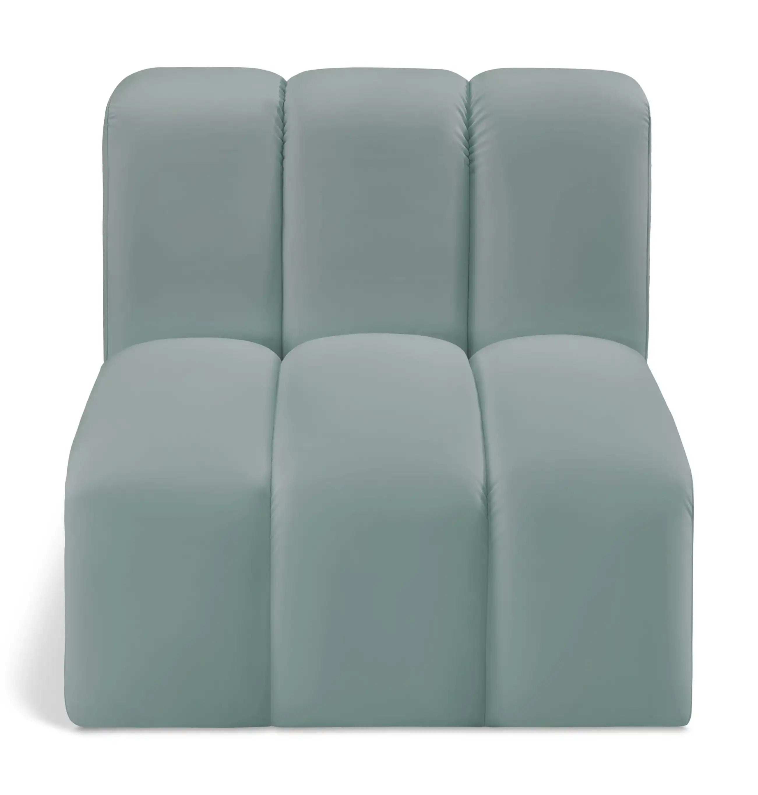 Arc - Faux Leather Straight Chair - Best Buy Furniture