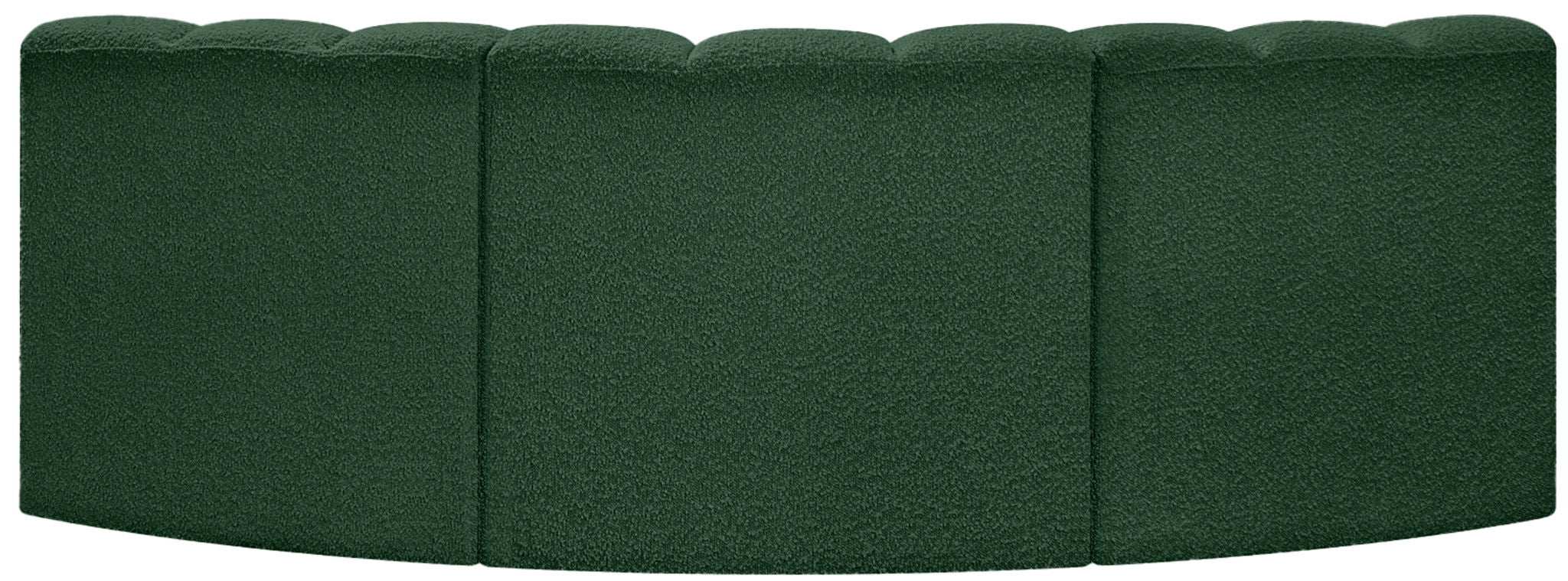 Arc - Boucle Fabric 3 Piece Modular Corner Sofa