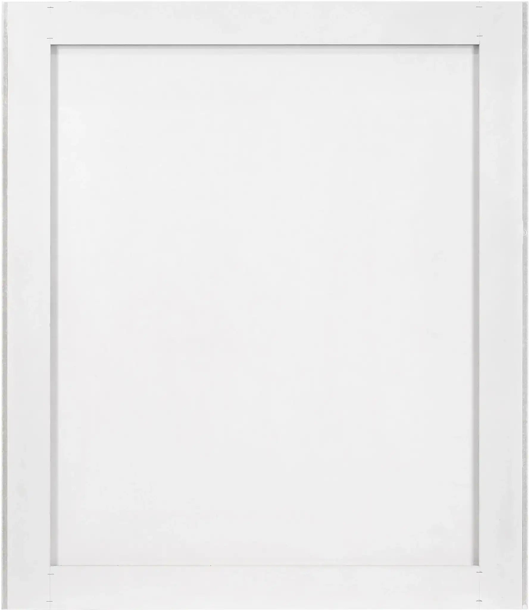 Modernist - Mirror With Stainless Steel Base - White