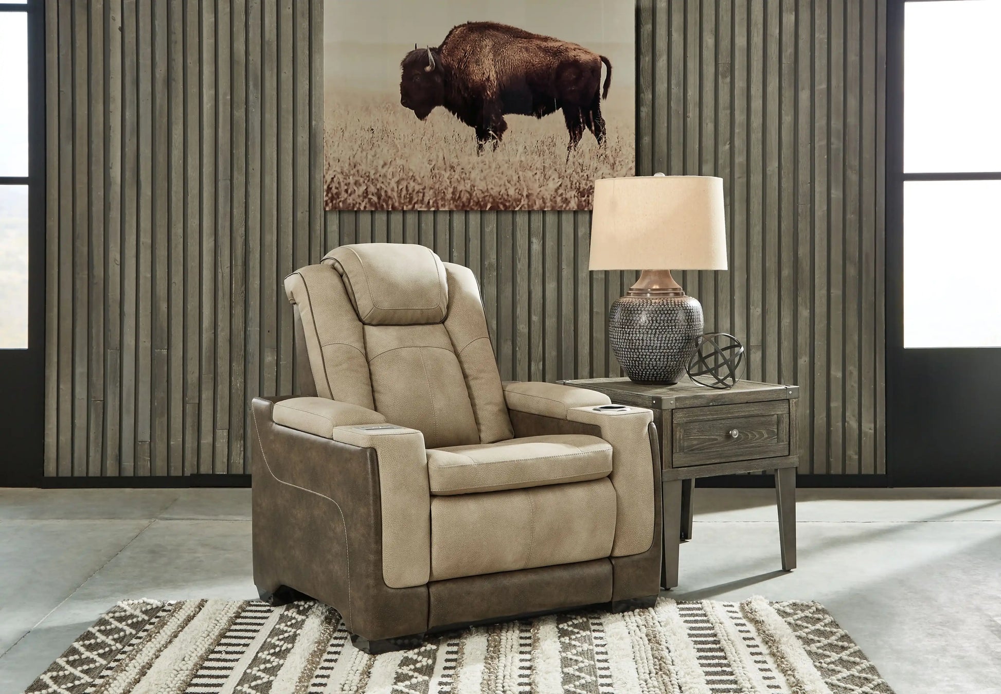 Next-gen Durapella - Pwr Recliner/Adj Headrest - Best Buy Furniture