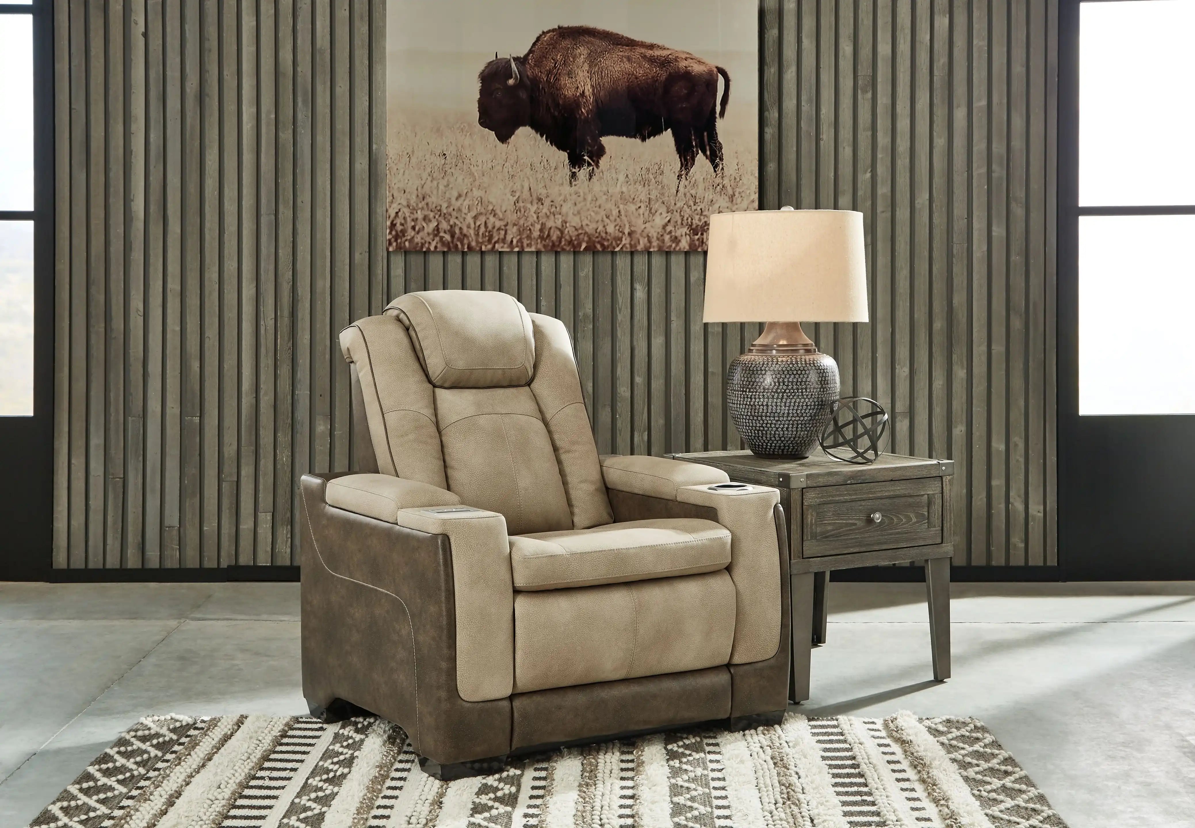 Next-gen Durapella - Pwr Recliner/Adj Headrest - Best Buy Furniture