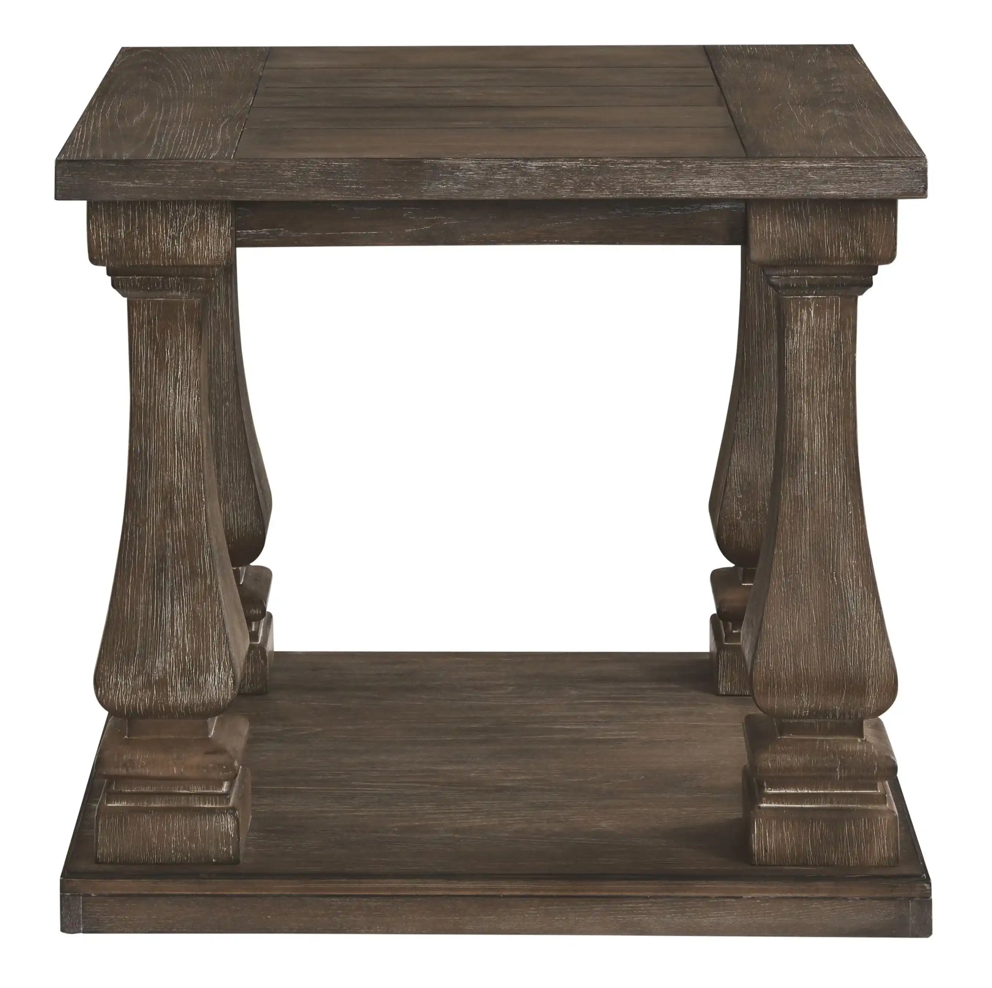 Johnelle - Rectangular End Table - Gray - Best Buy Furniture