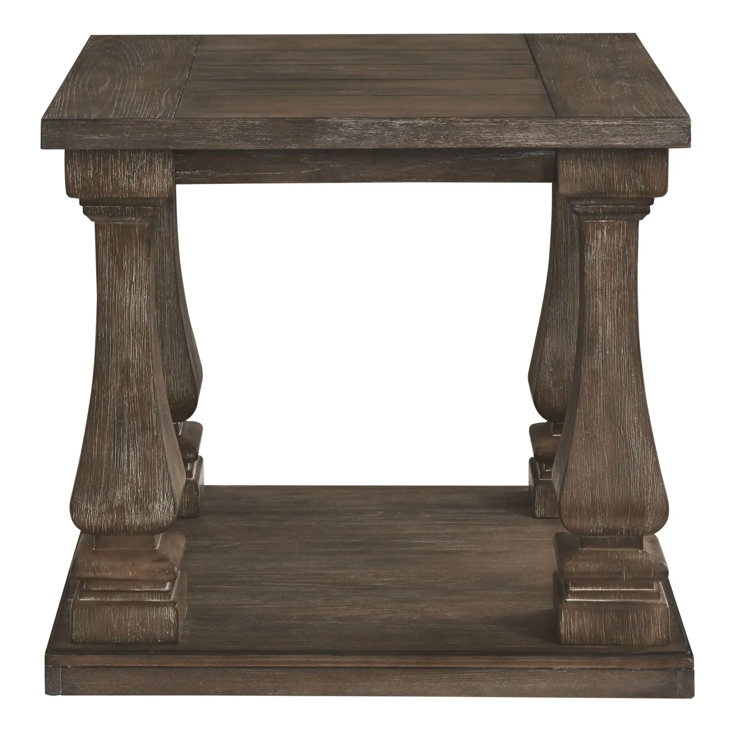 Johnelle - Rectangular End Table - Gray - Best Buy Furniture
