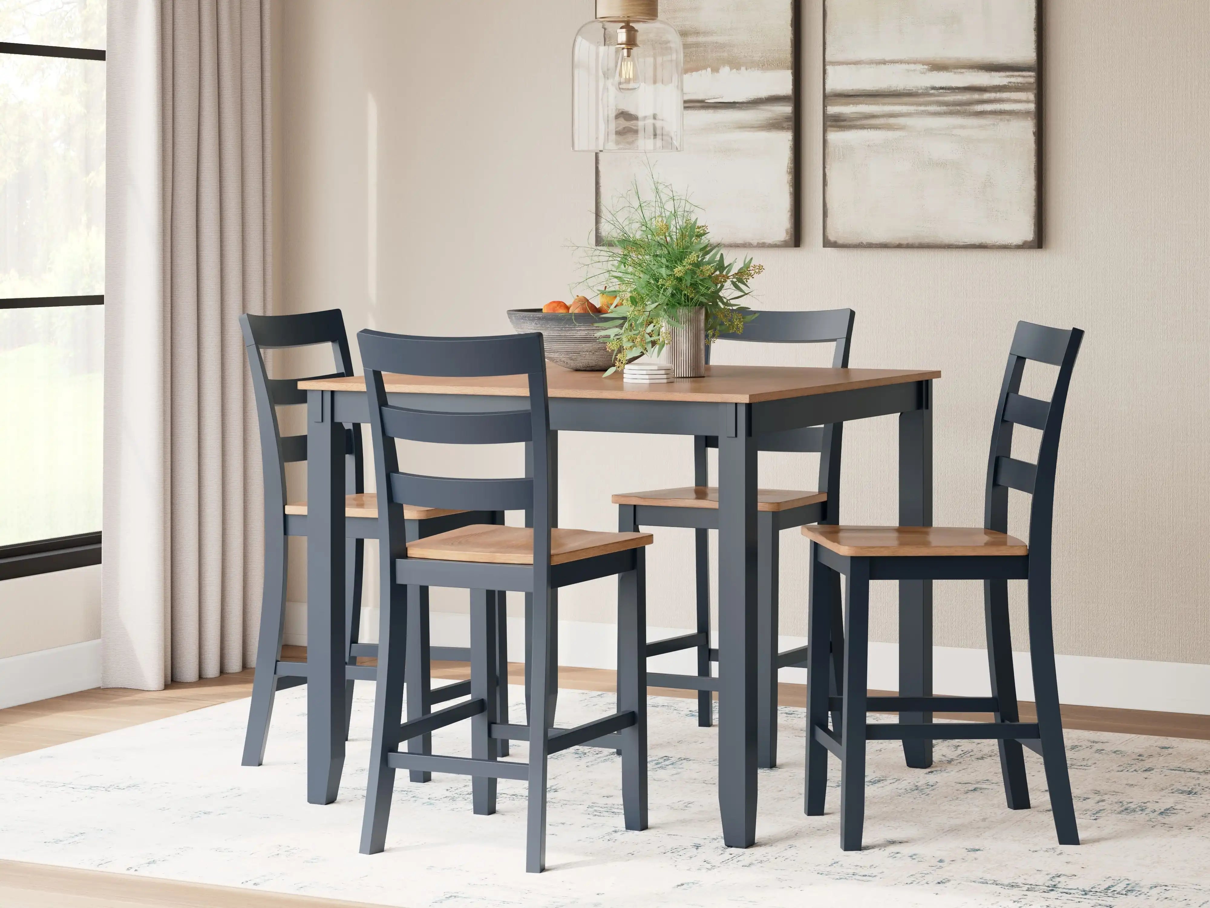 Gesthaven - Dining Room Counter Table Set - Best Buy Furniture
