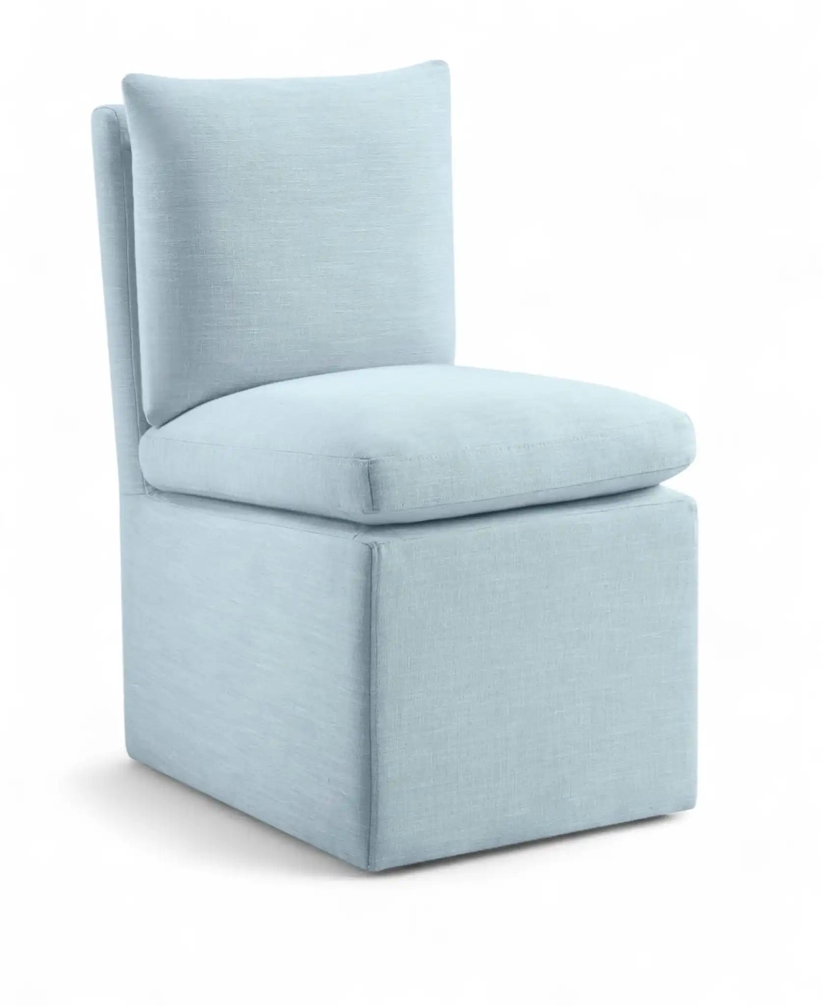Nelori - Linen Textured Performance Fabric Upholstered Dining Chair (Set of 2) - Best Buy Furniture
