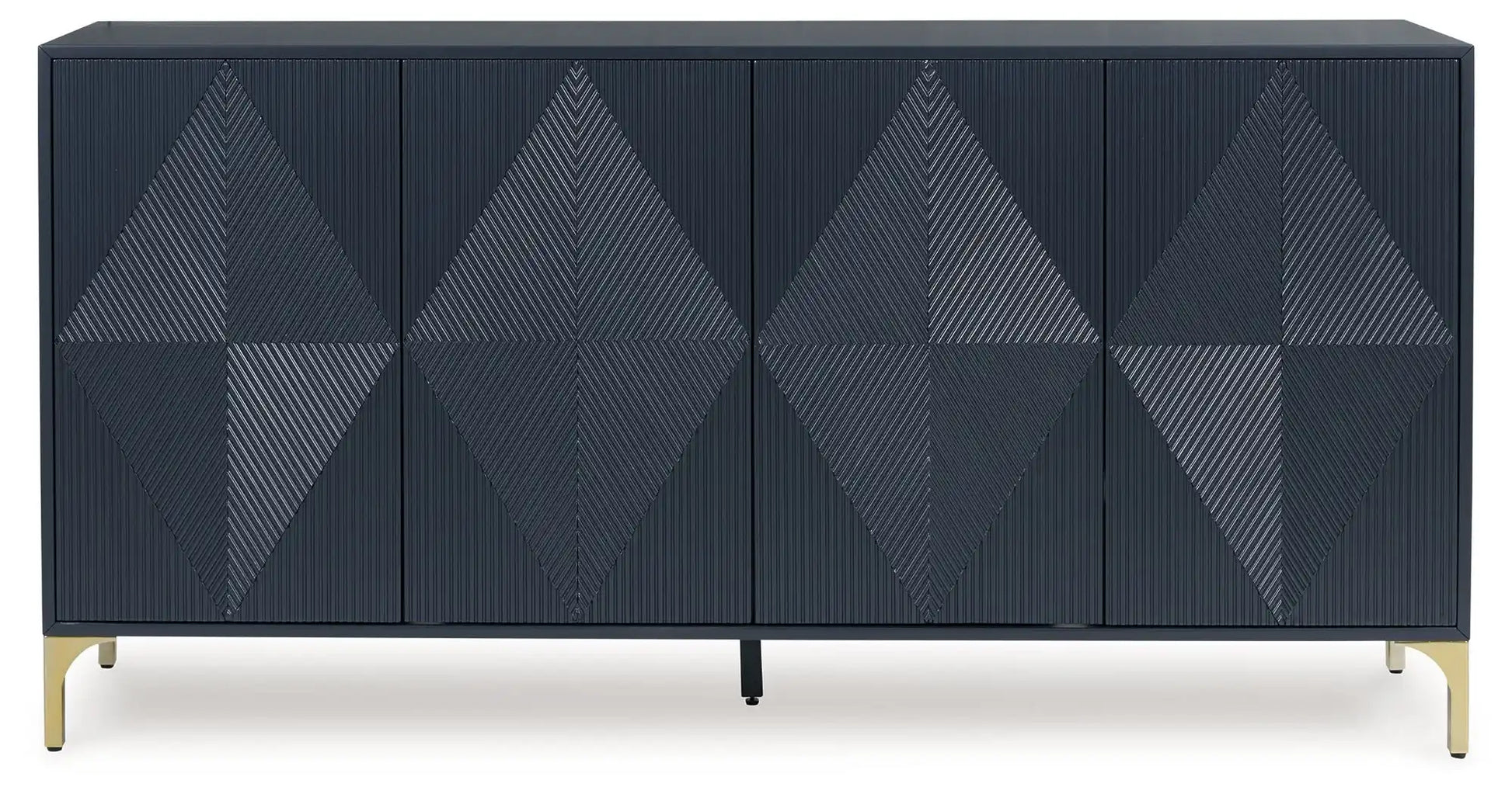 Loirwick - Accent Cabinet - Dark Blue - Best Buy Furniture