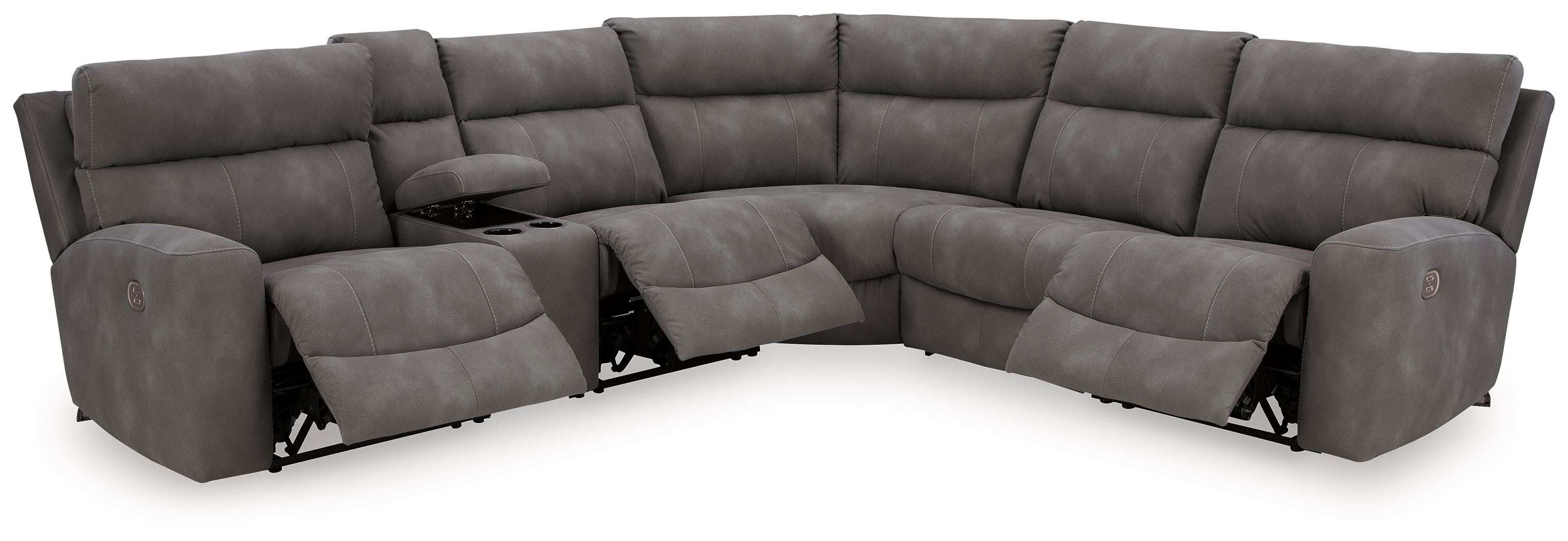 Next-Gen Durapella - Reclining Sectional - Best Buy Furniture