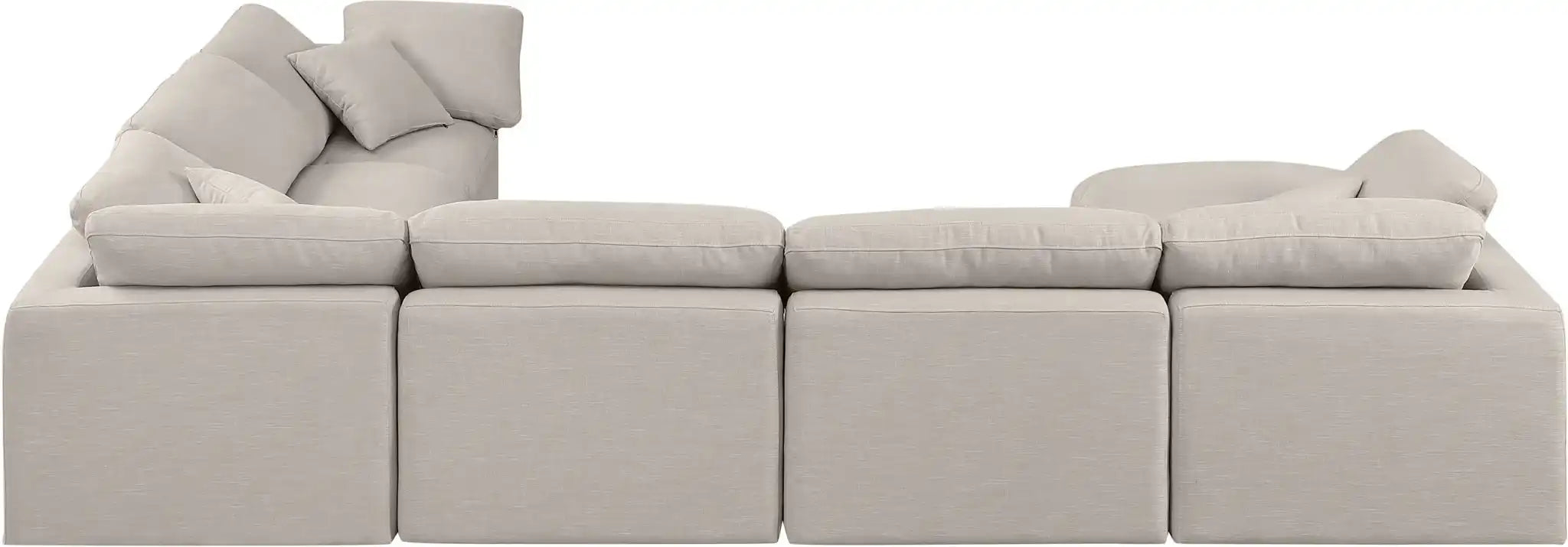 Indulge - Linen 7 Piece Modular Sectional