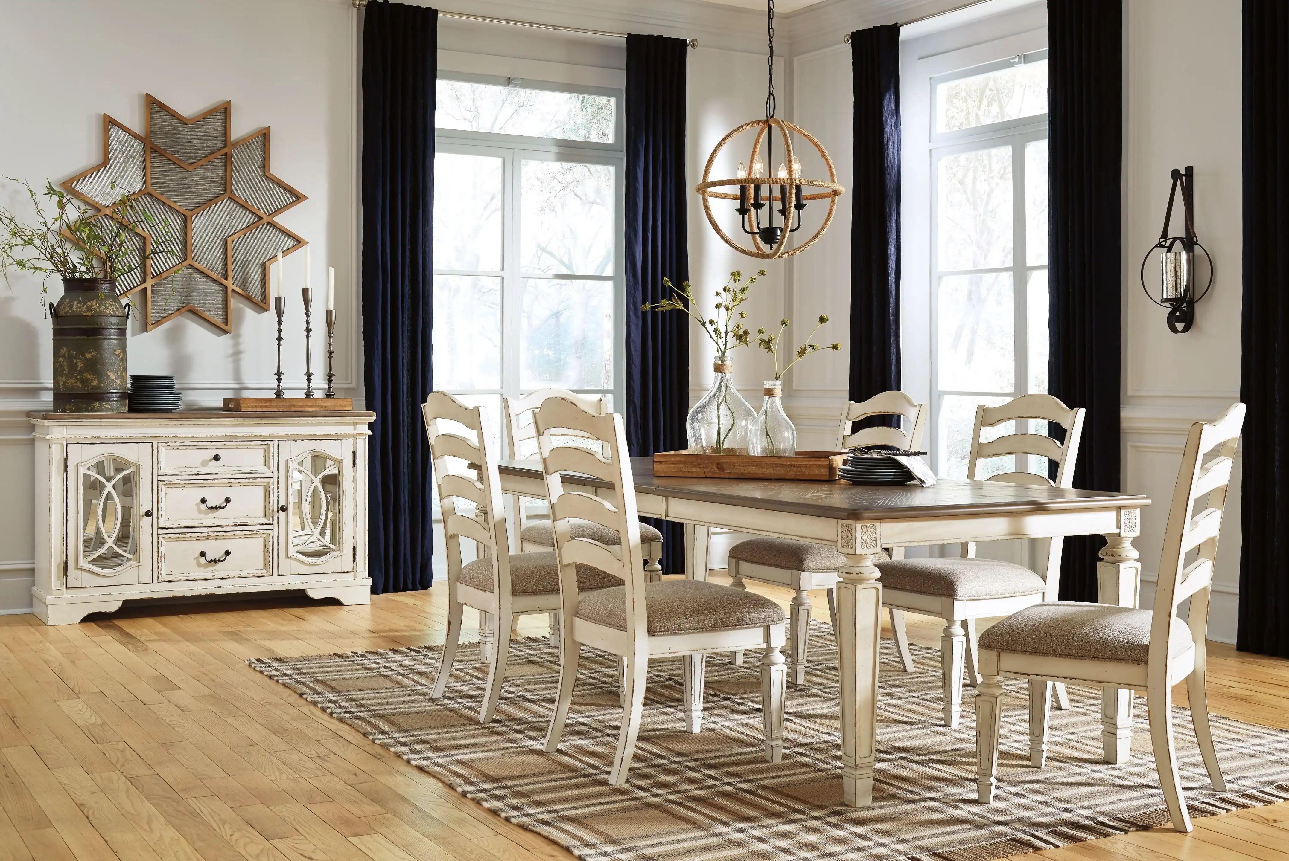Realyn - Rectangular Dining Table Set - Best Buy Furniture