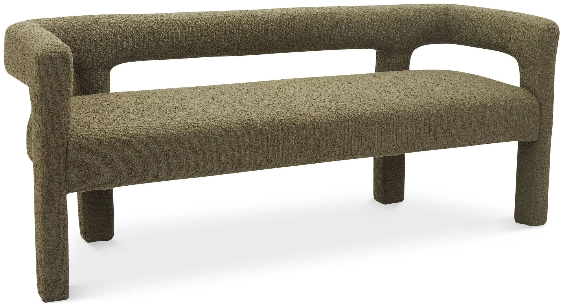 Athena - Boucle Fabric Bench - Best Buy Furniture
