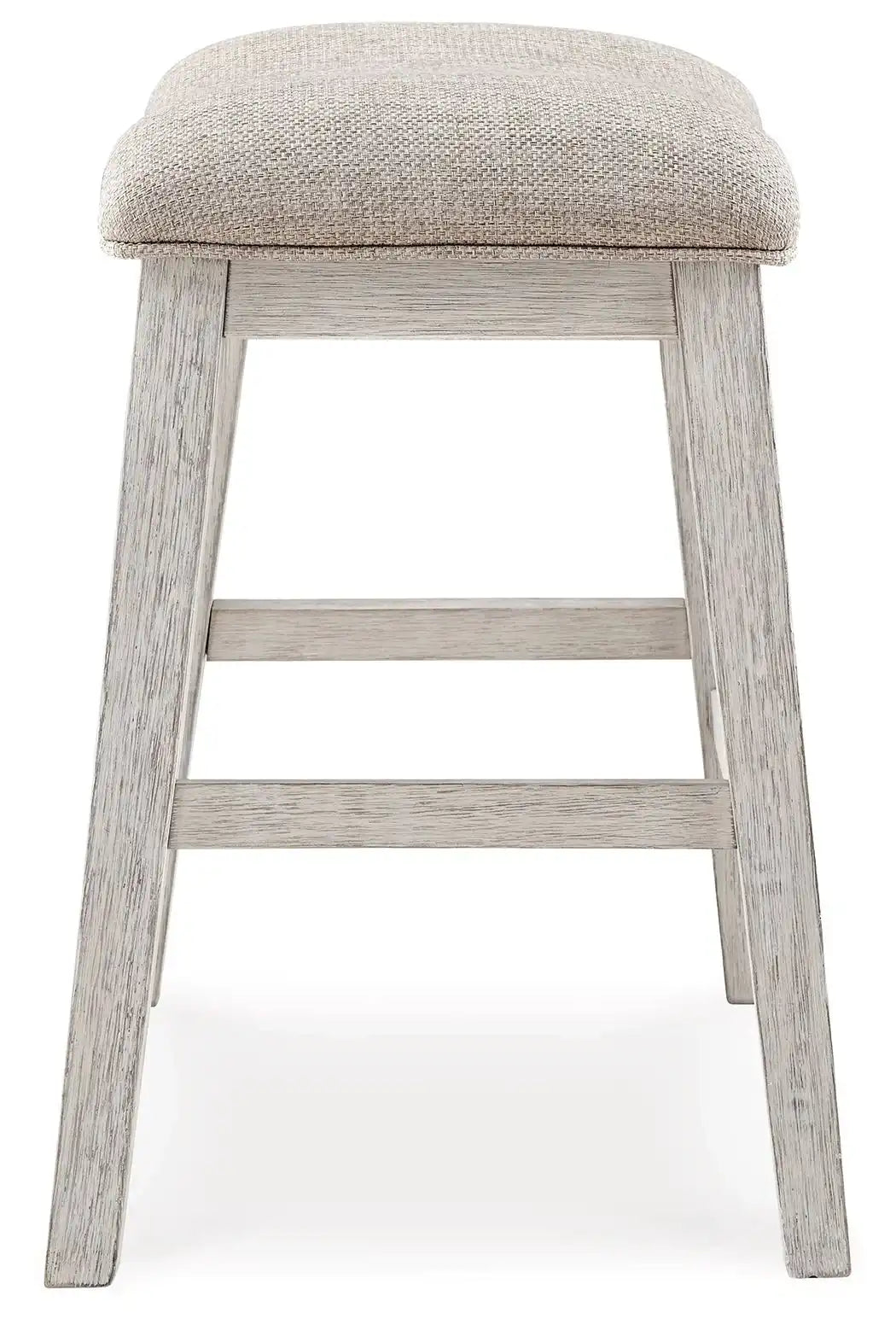 Skempton - Upholstered Stool (Set of 2) - White