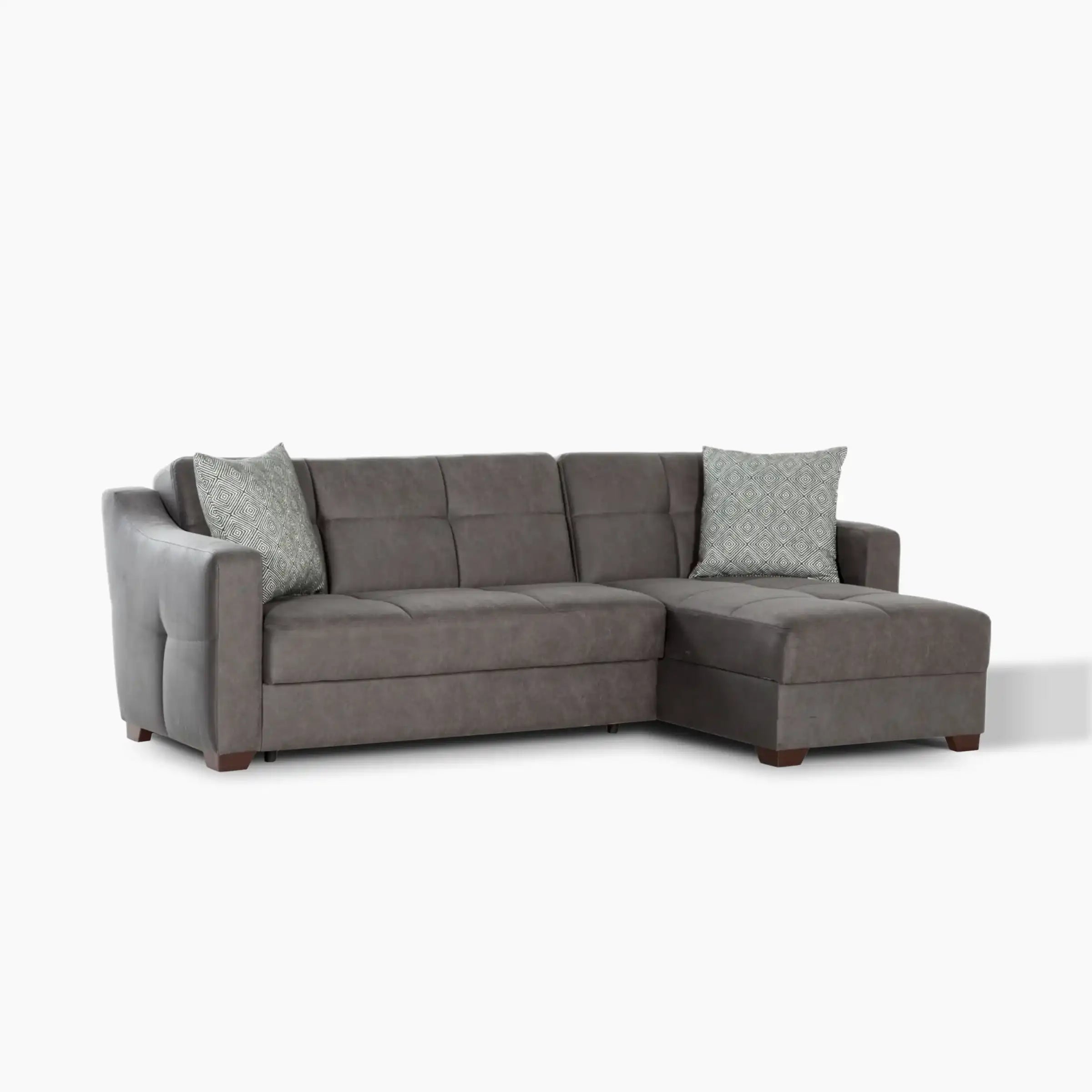 TAHOE Convertible Sectional Sofa with Reversible Chaise & Storage – 102” Wide, Modern & Space-Saving - Best Buy Furniture