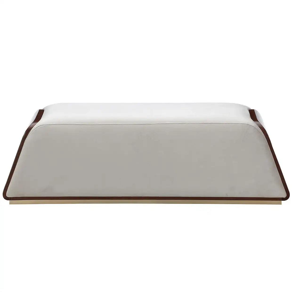 Houston - Accent Bench - Porcini / Walnut - Best Buy Furniture