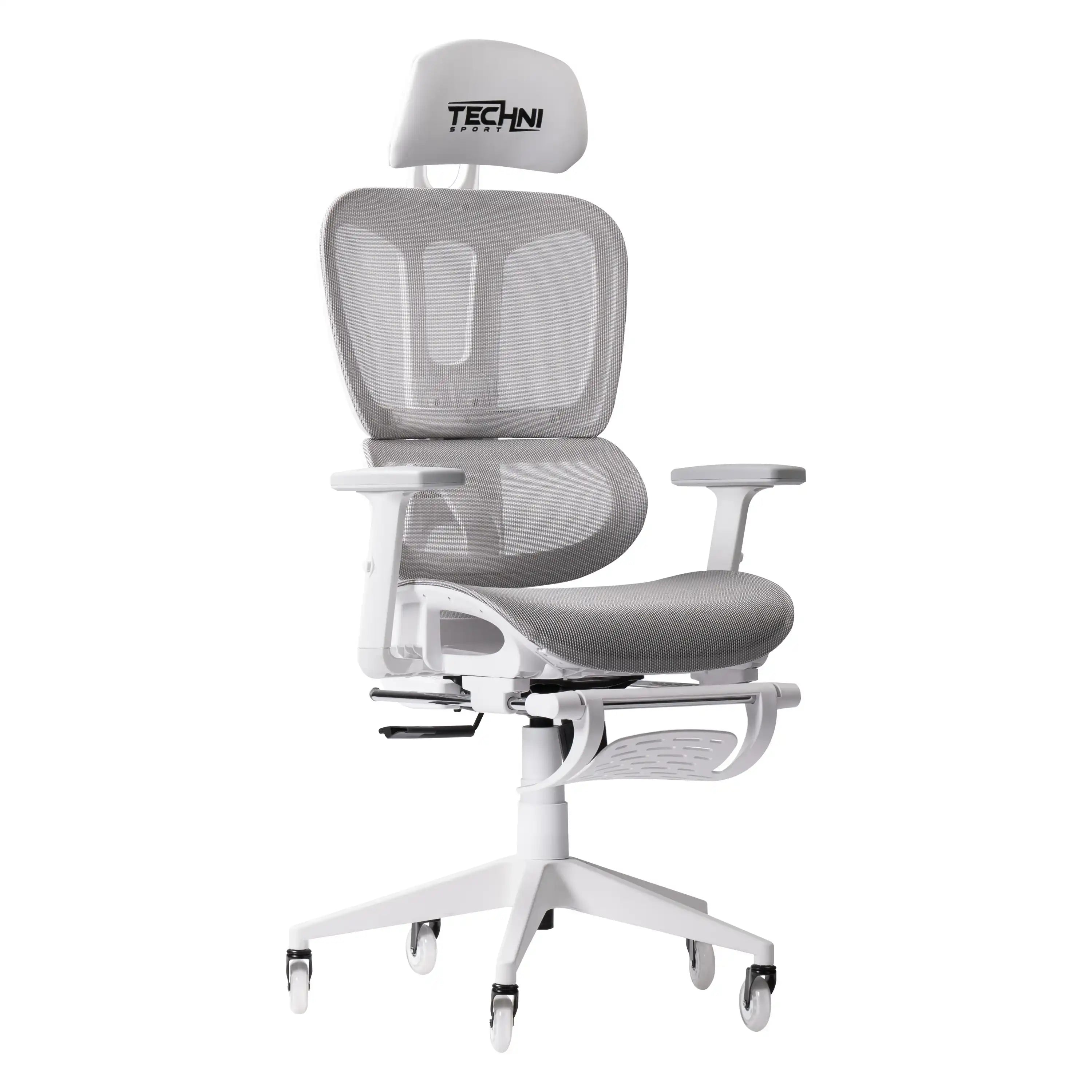 Techni Sport AIRFLEX2.0 White Mesh Gaming Chair - Best Buy Furniture