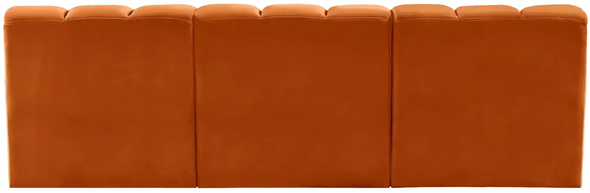 Arc - Velvet 3 Piece Modular Straight Sofa