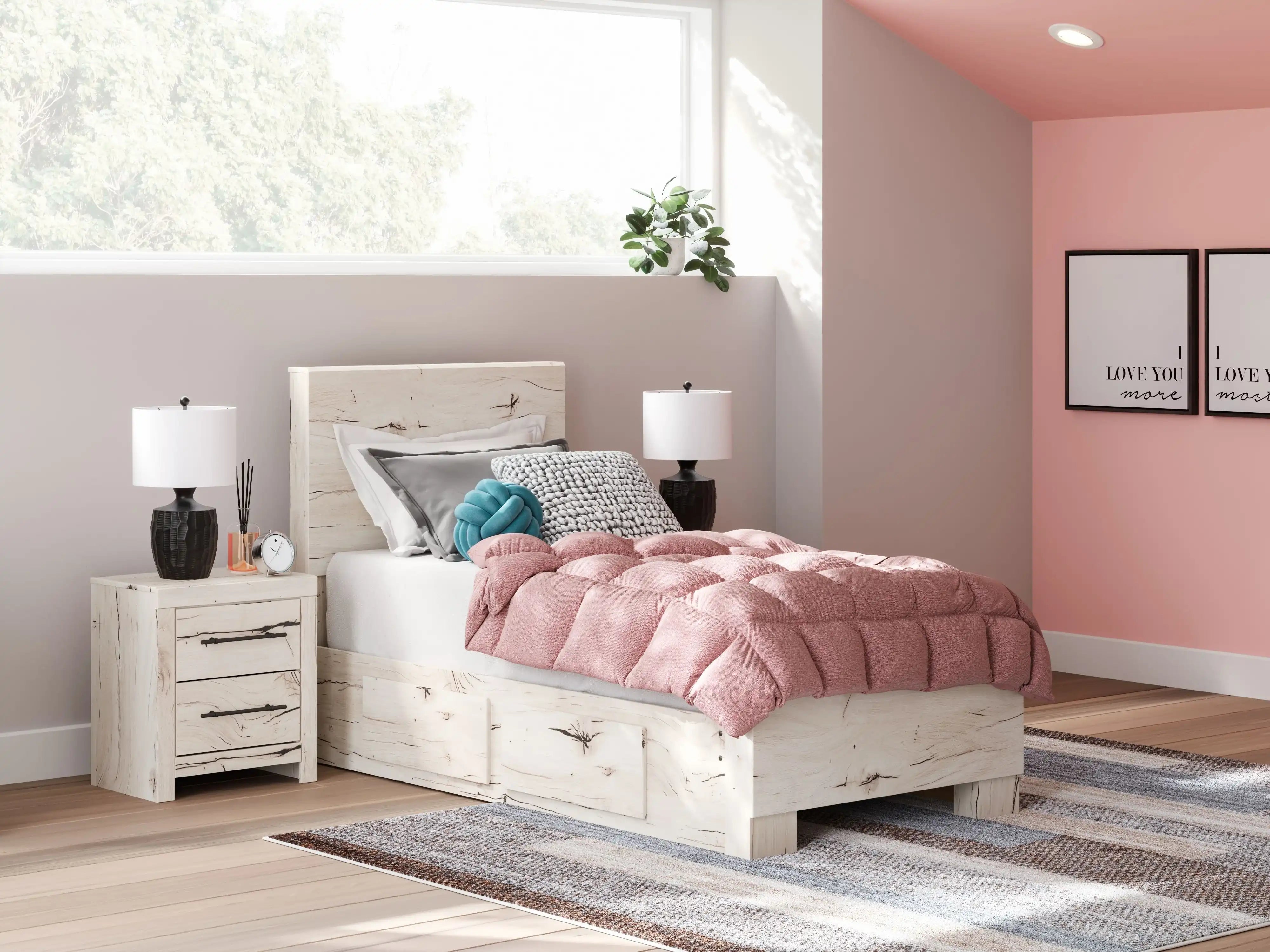 Lawroy - Panel Bed With Storage - Best Buy Furniture