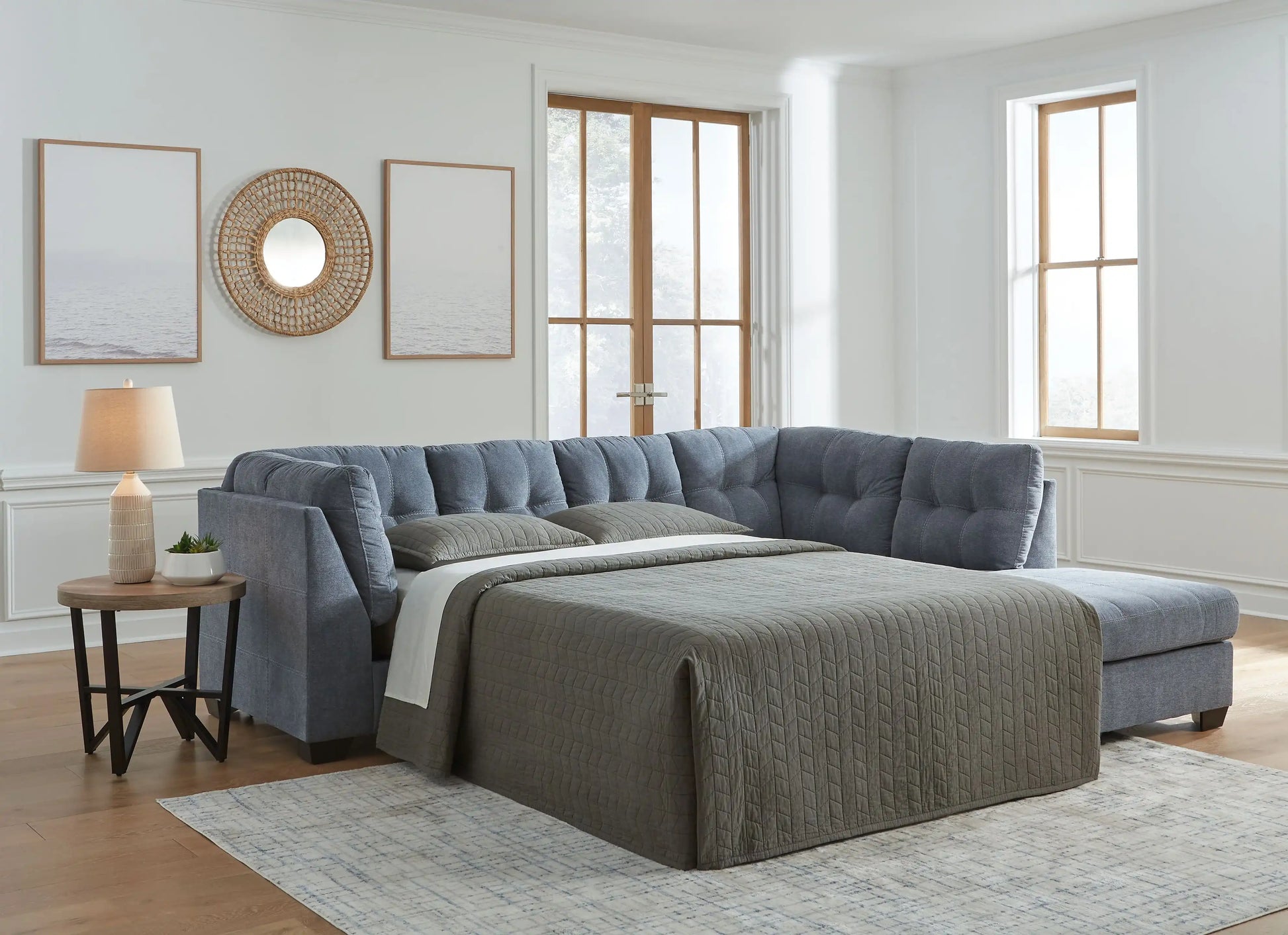 Marleton - Sleeper Sectional - Best Buy Furniture