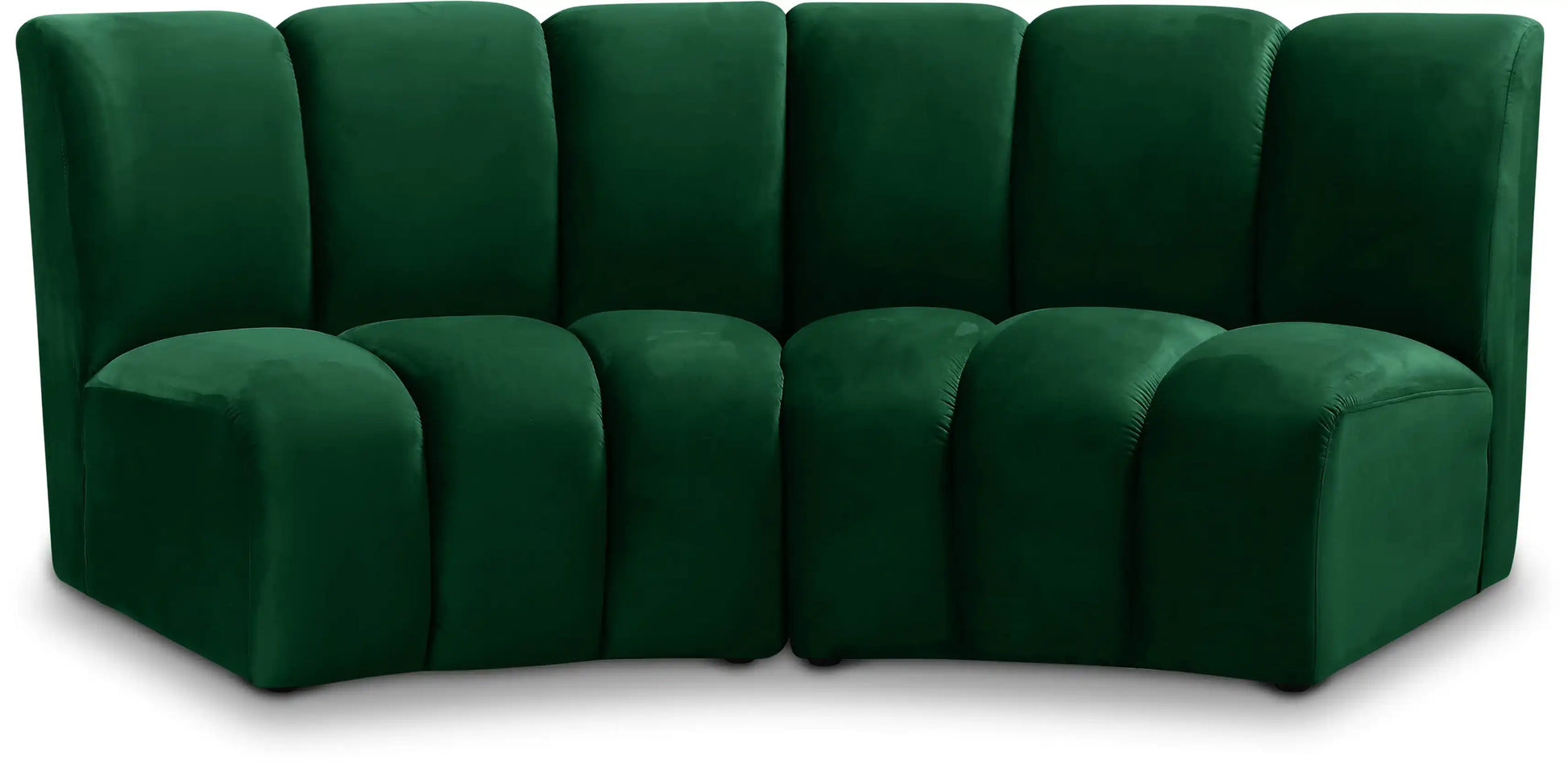 Infinity - 2 Piece Velvet Modular Sectional - Best Buy Furniture