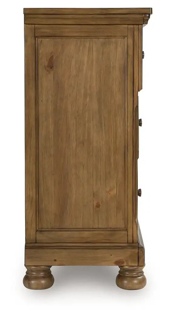 Feddinger - Dresser - Medium Brown - Best Buy Furniture