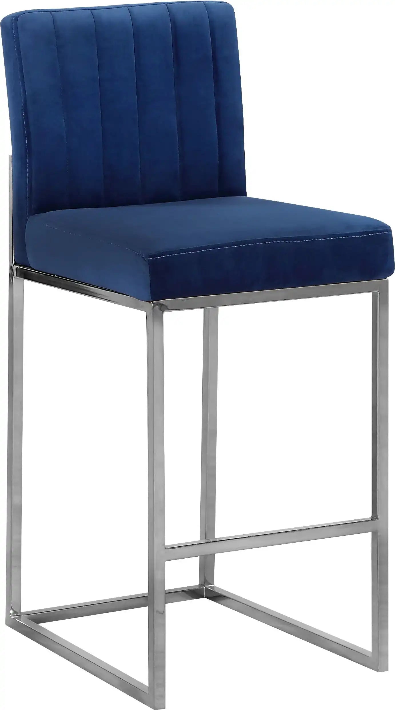Giselle - Stool with Chrome Legs - Best Buy Furniture