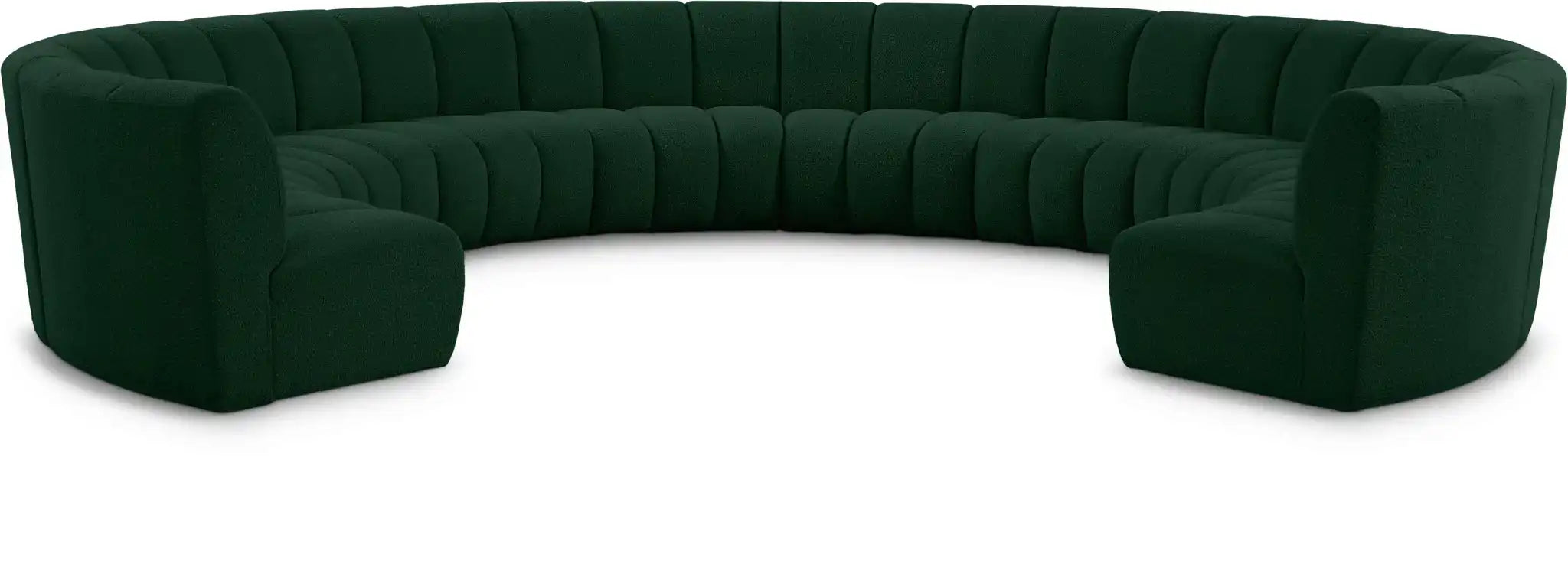 Infinity - 10 Piece Boucle Modular Sectional - Best Buy Furniture