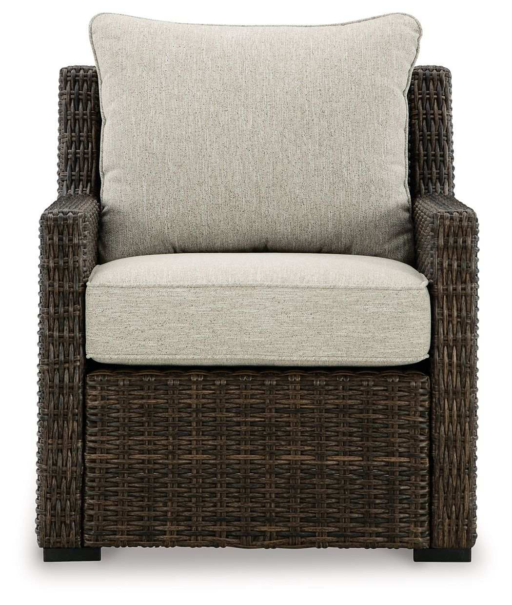 Brook Ranch - Lounge Chair With Cushion - Brown - Best Buy Furniture