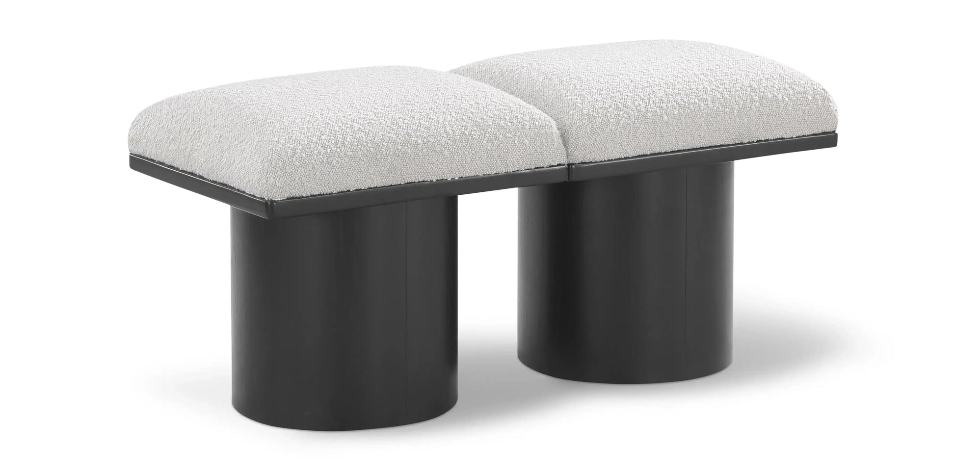 Pavilion - 2 Piece Modular Bench With Black Base - Best Buy Furniture