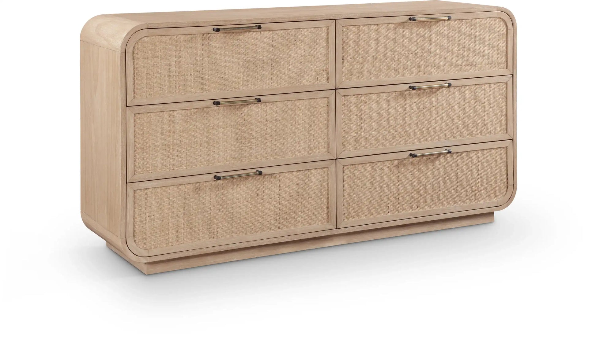 Windsor - Rubberwood Dresser - Natural - Best Buy Furniture