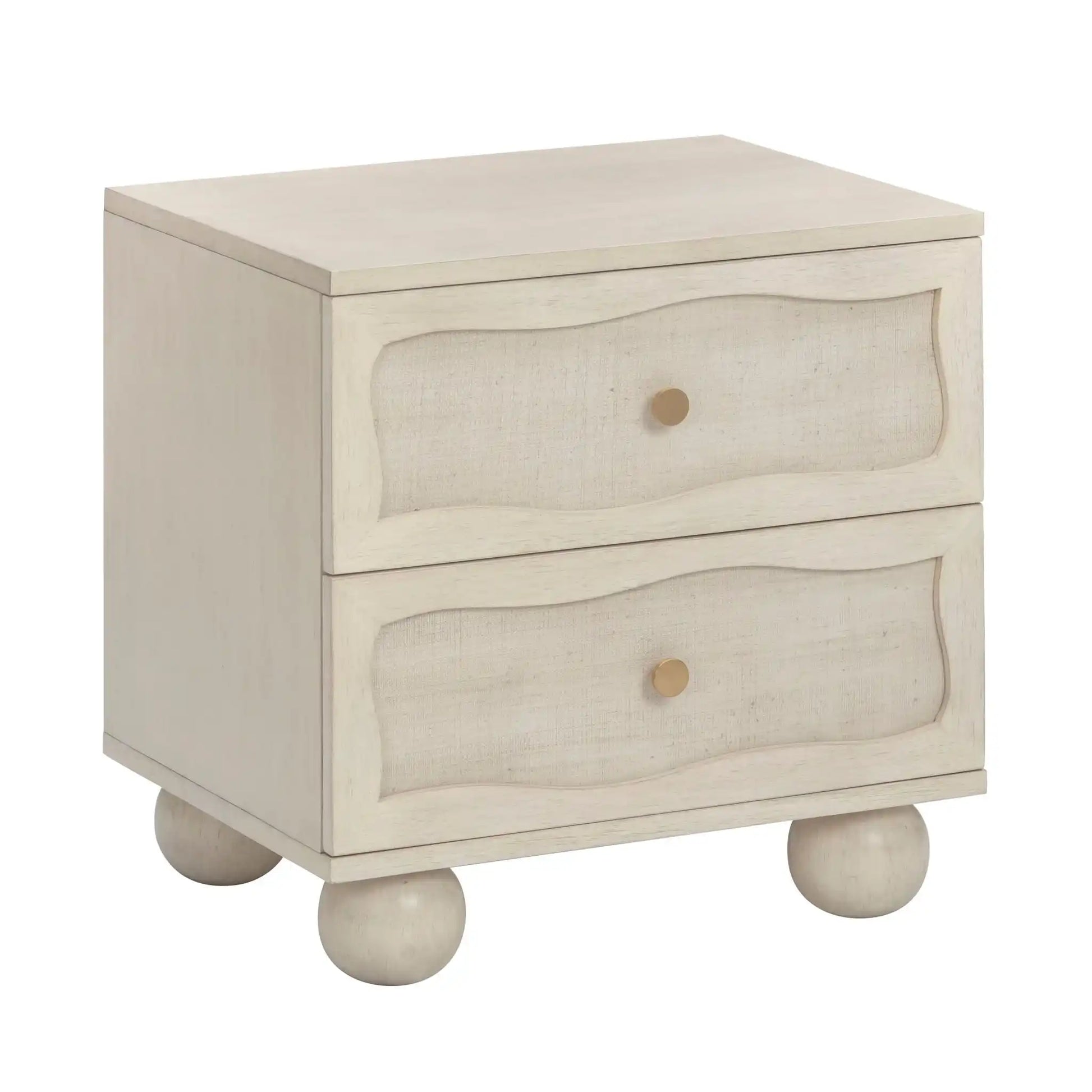Grappa - Nightstand - Whitewashed - Best Buy Furniture