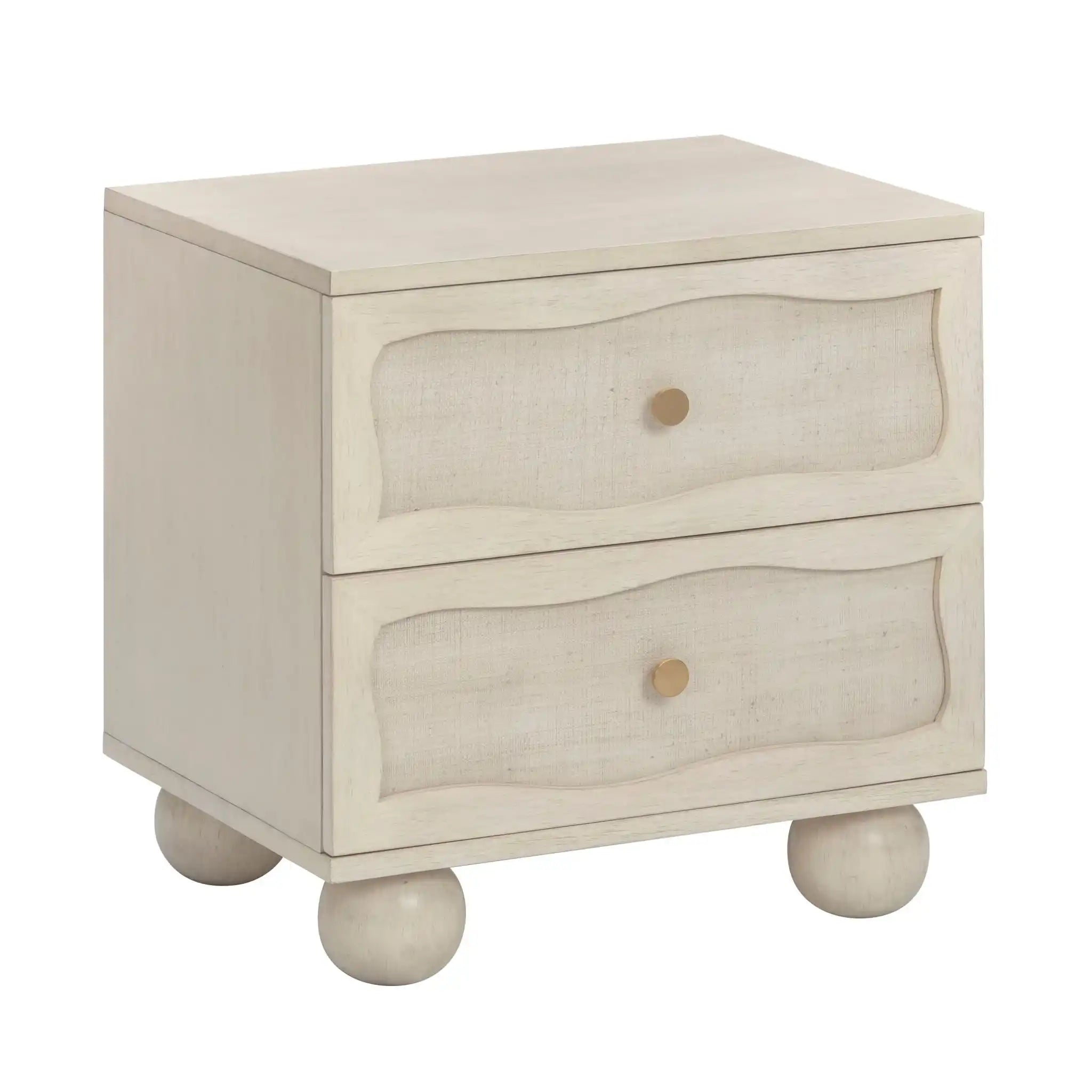 Grappa - Nightstand - Whitewashed - Best Buy Furniture