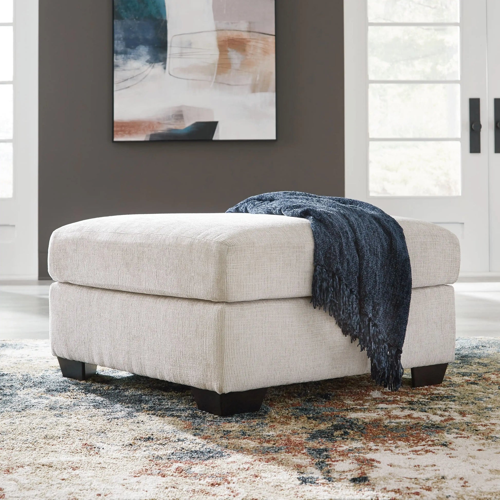 Aviemore - Oversized Accent Ottoman - Best Buy Furniture