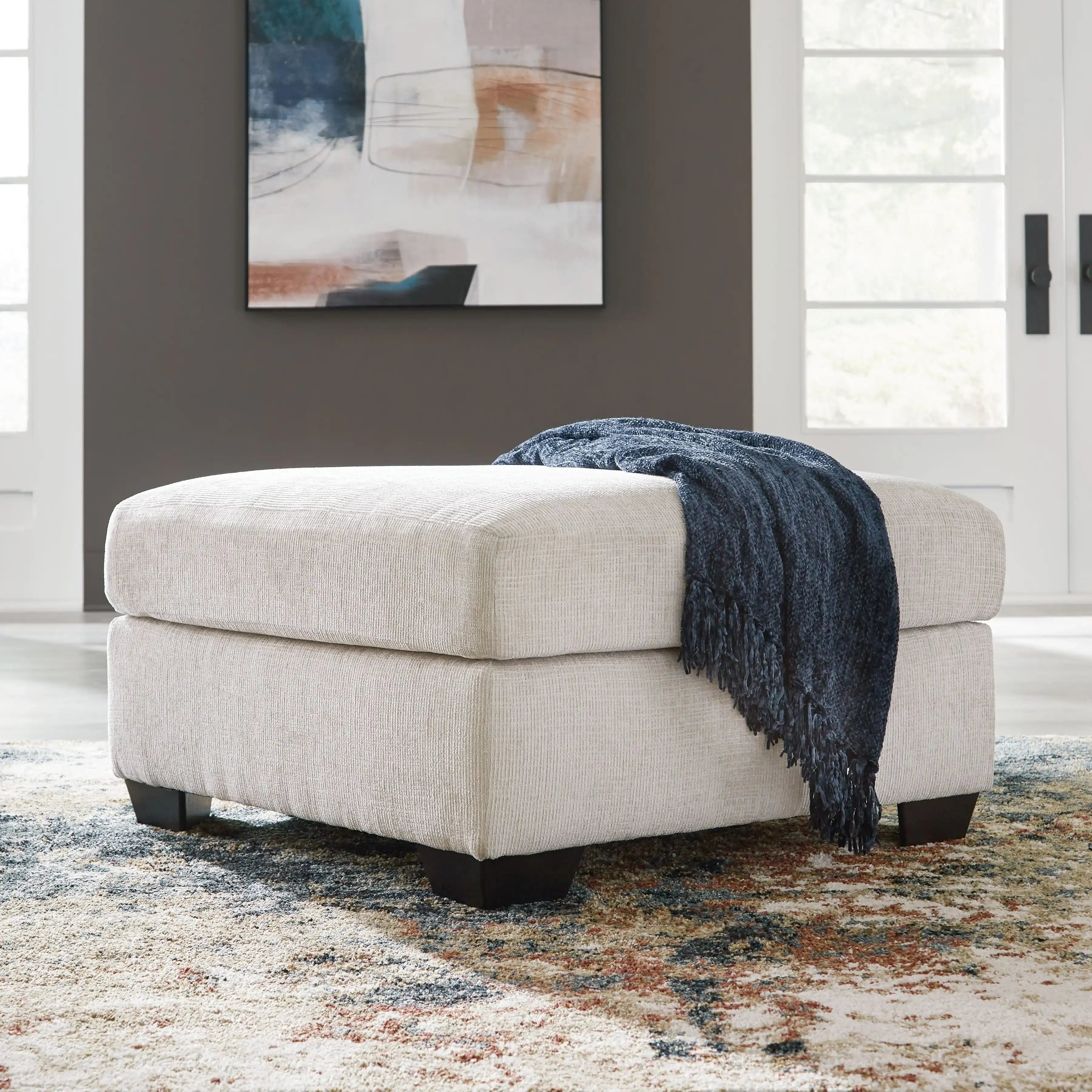 Aviemore - Oversized Accent Ottoman - Best Buy Furniture