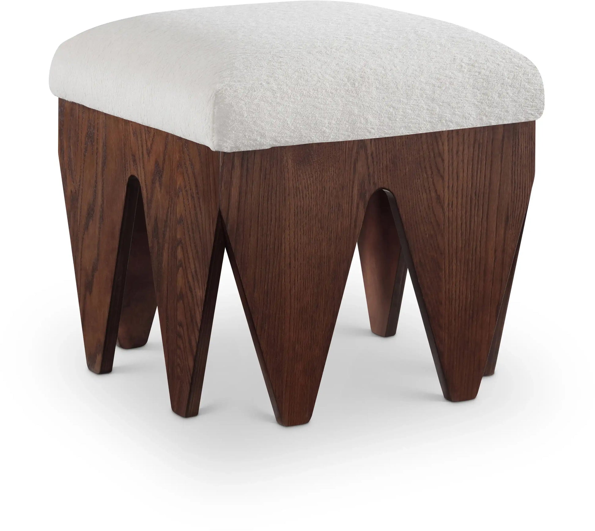 Altair - Fabric Bench - Dark Brown Base - Best Buy Furniture